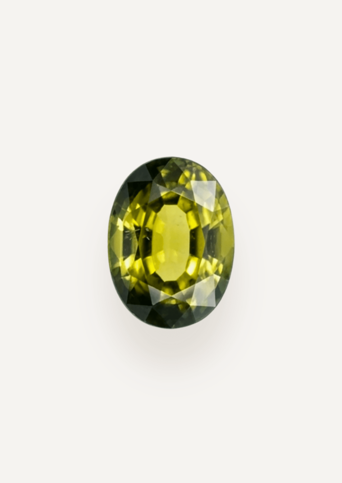 1.01ct Queensland Green Parti Oval Cut Sapphire - Molten Store