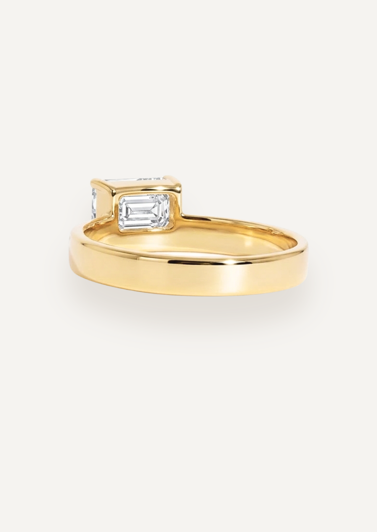 The Cleo Ring with Radiant Cut Diamond