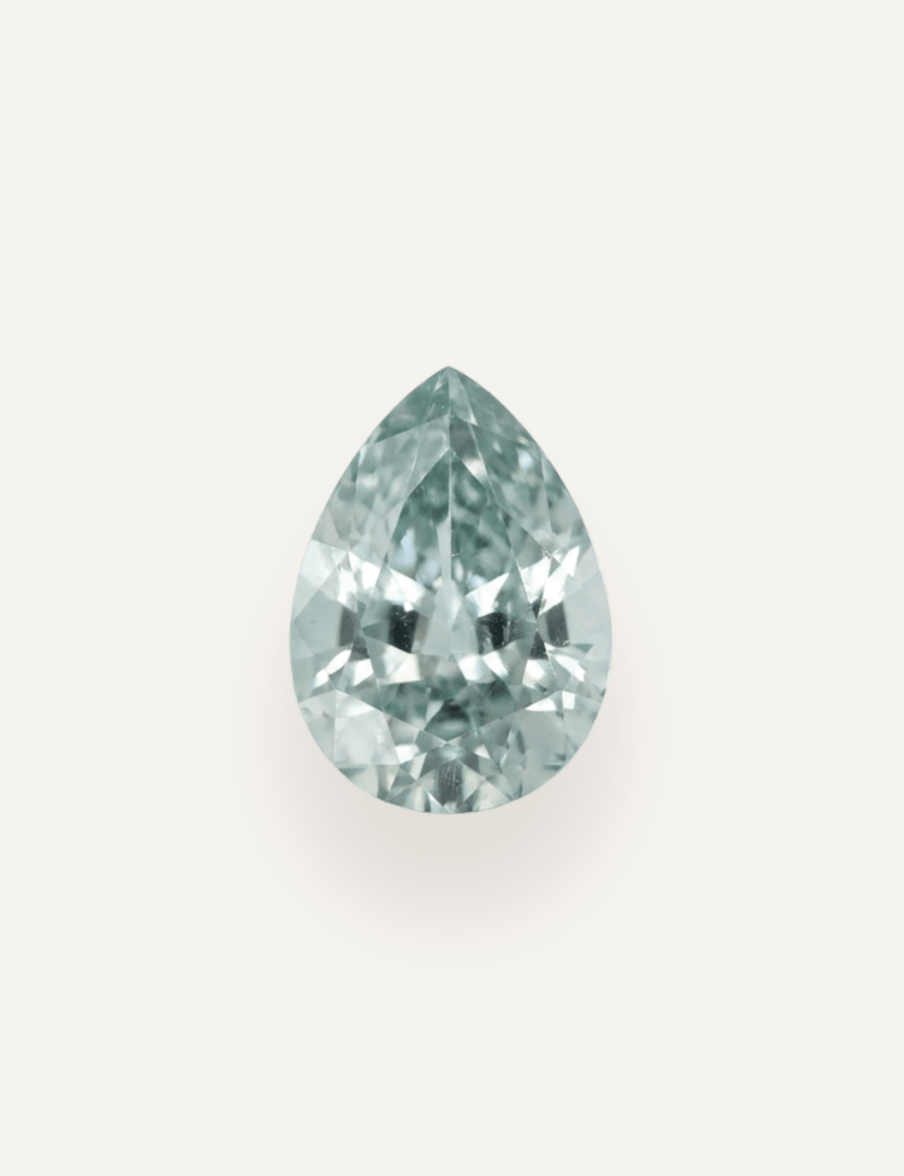 1.02ct Green Pear Cut Sapphire - Molten Store