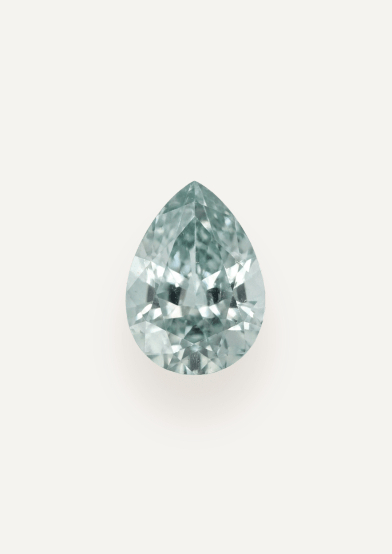 1.02ct Green Pear Cut Sapphire - Molten Store