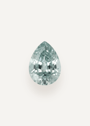 1.02ct Green Pear Cut Sapphire - Molten Store
