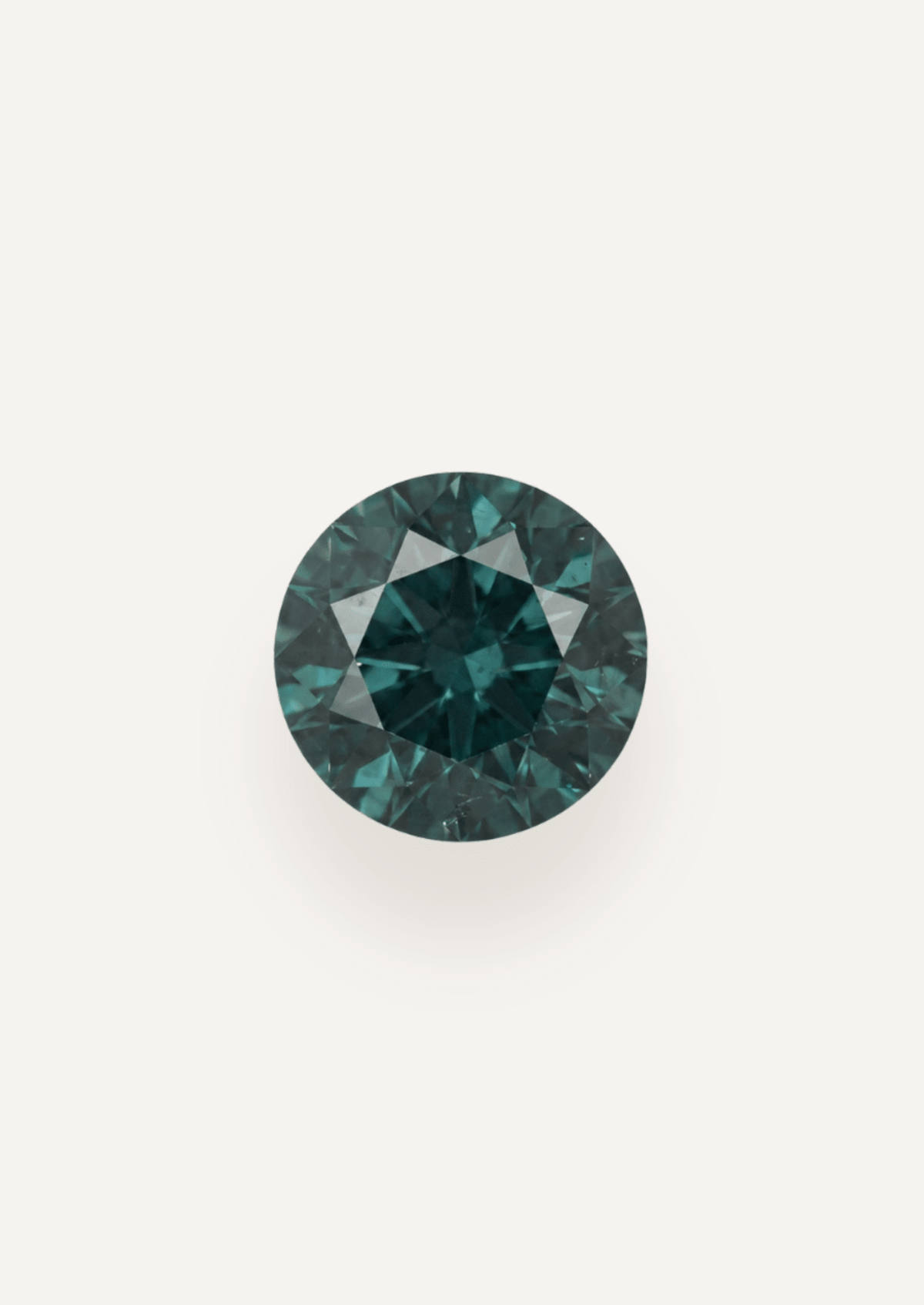 1.02ct Queensland Teal Parti Round Cut Sapphire - Molten Store