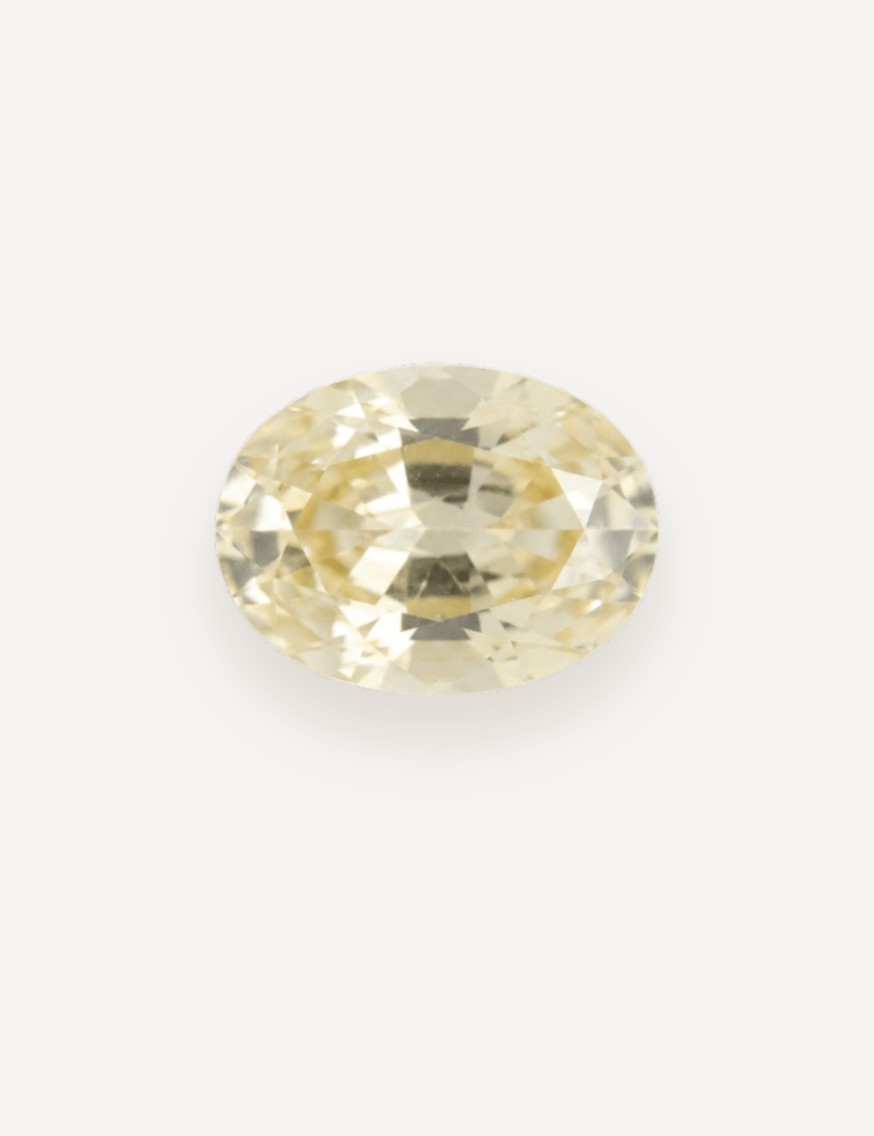 1.03ct Oval Cut Yellow Sapphire - Molten Store
