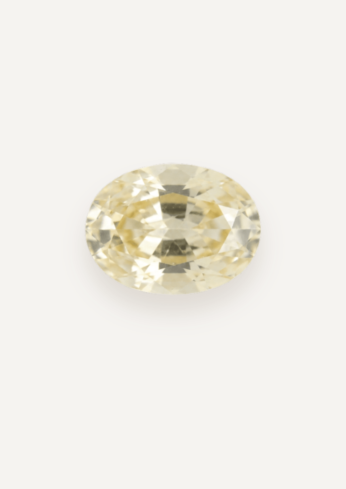 1.03ct Oval Cut Yellow Sapphire - Molten Store