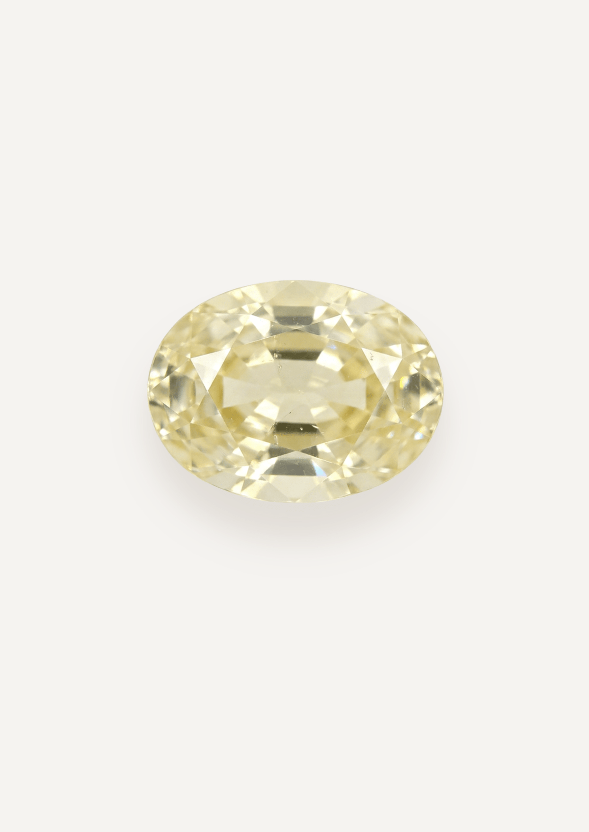 1.03ct Oval Cut Yellow Sapphire - Molten Store