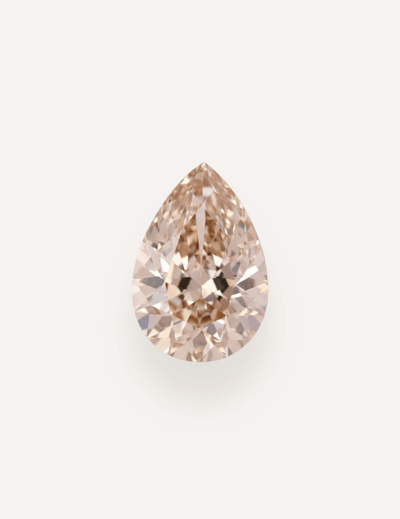 1.03ct Peach Pear Cut Sapphire - Molten Store