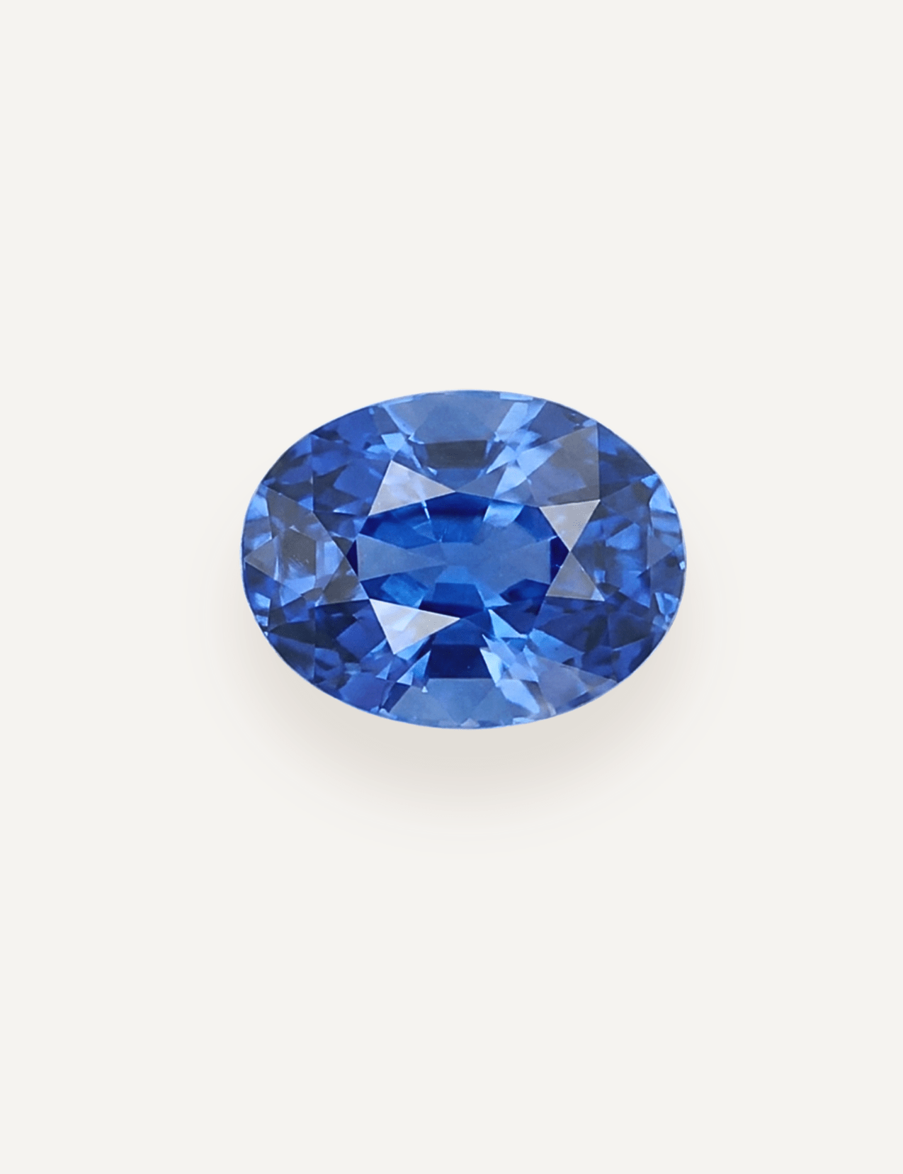 1.04ct Ceylon Blue Oval Cut Sapphire - Molten Store