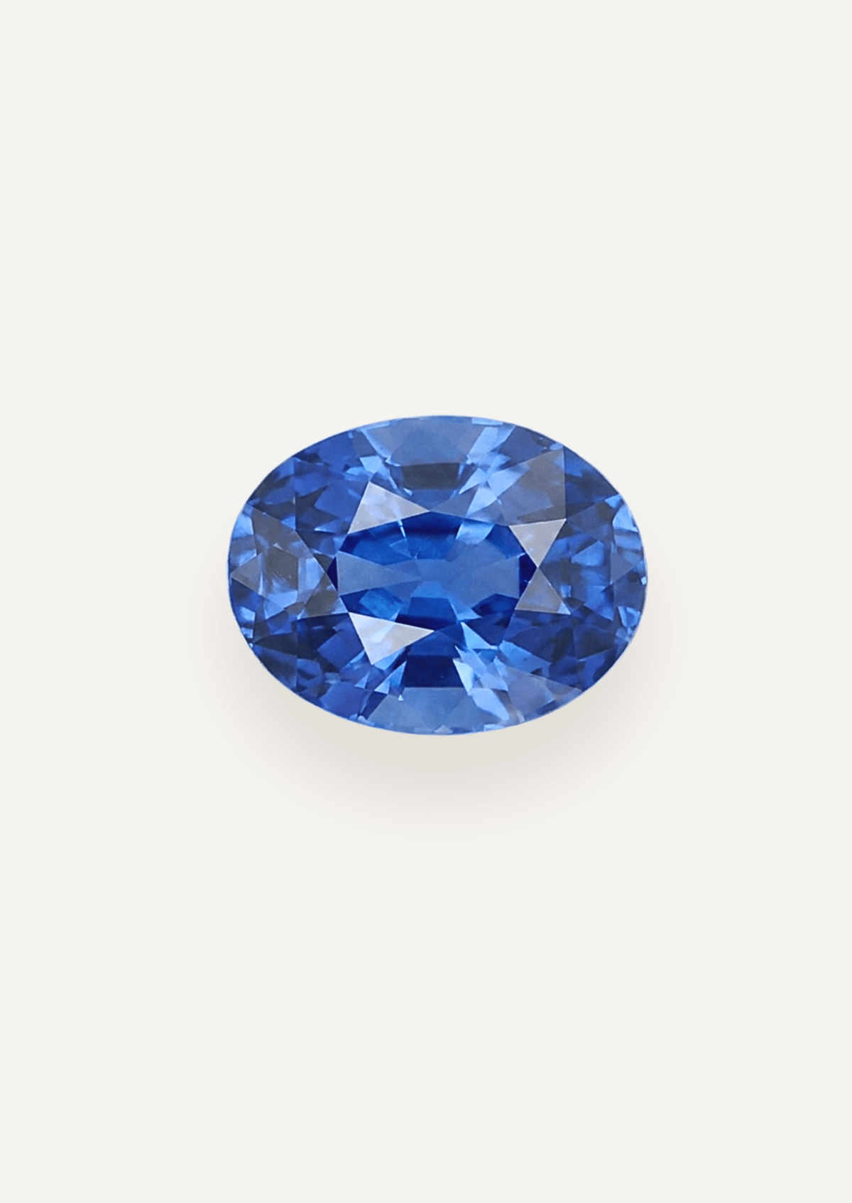 1.04ct Ceylon Blue Oval Cut Sapphire - Molten Store