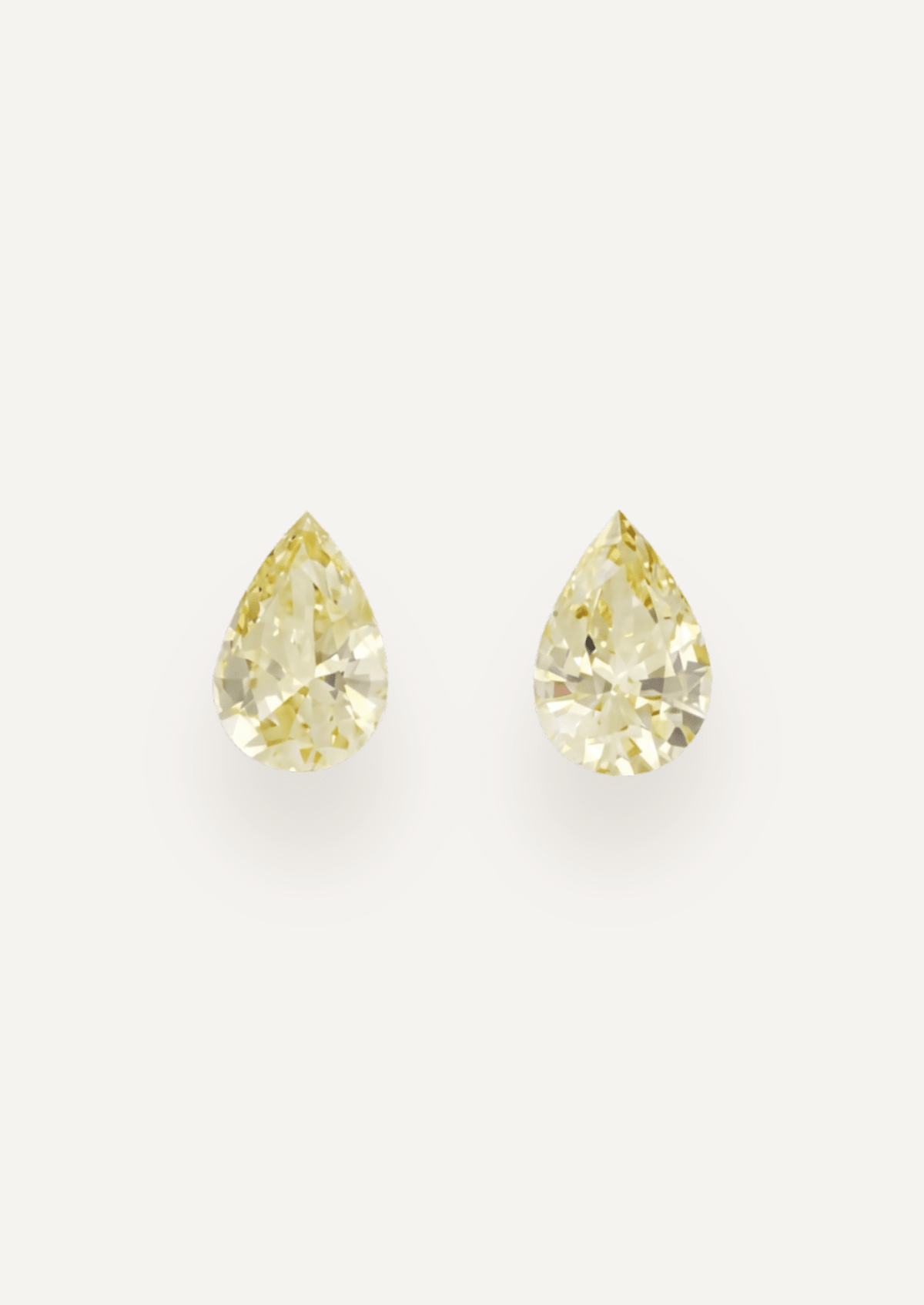 1.07 TCW Yellow Pear Cut Sapphire Pair - Molten Store