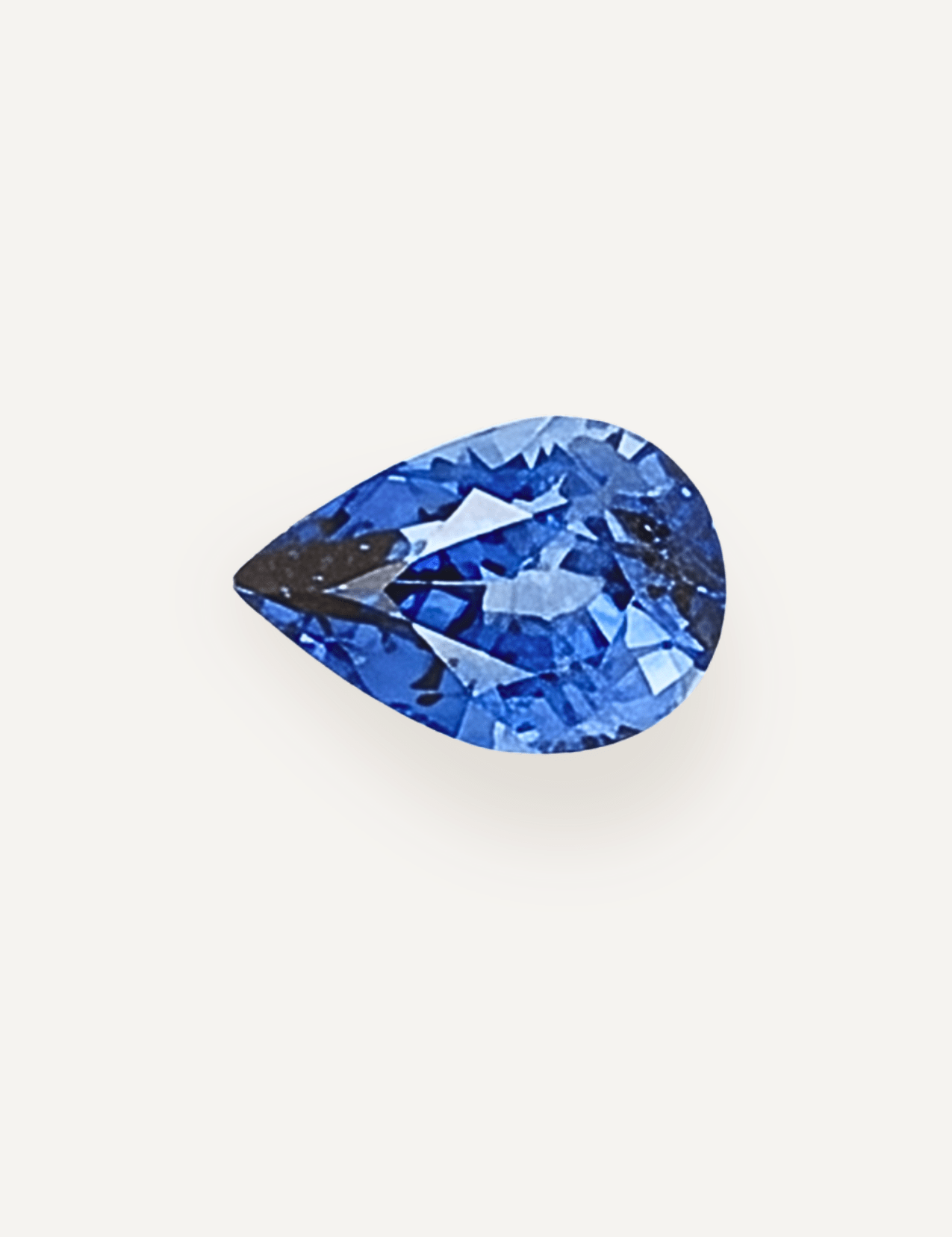 1.07ct Ceylon Blue Pear Cut Sapphire - Molten Store