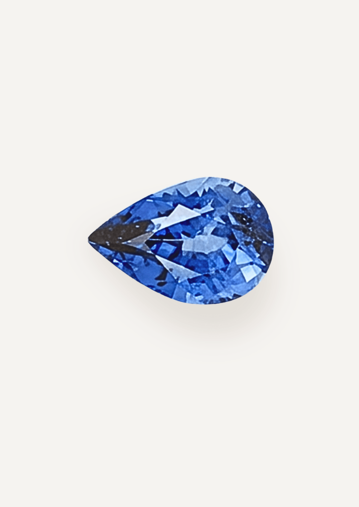 1.07ct Ceylon Blue Pear Cut Sapphire - Molten Store