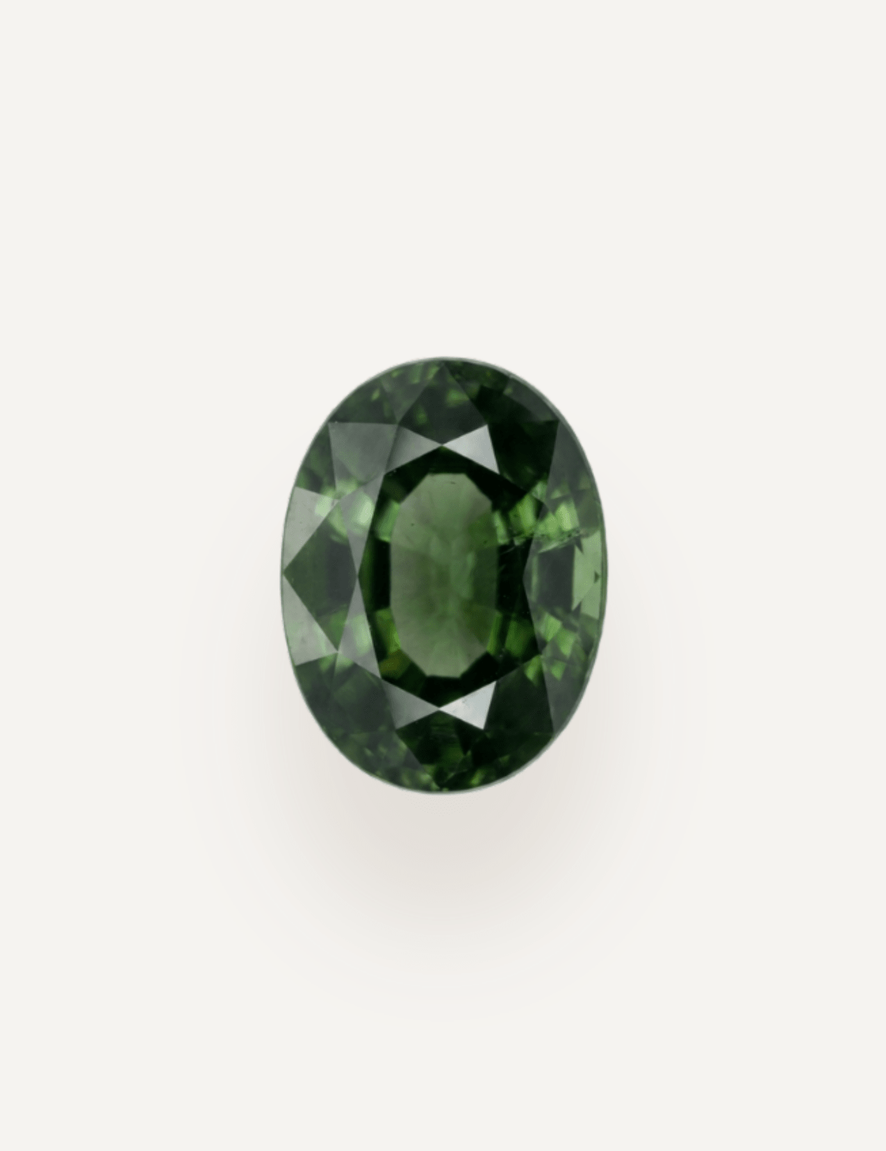 1.07ct Queensland Green Parti Oval Cut Sapphire - Molten Store