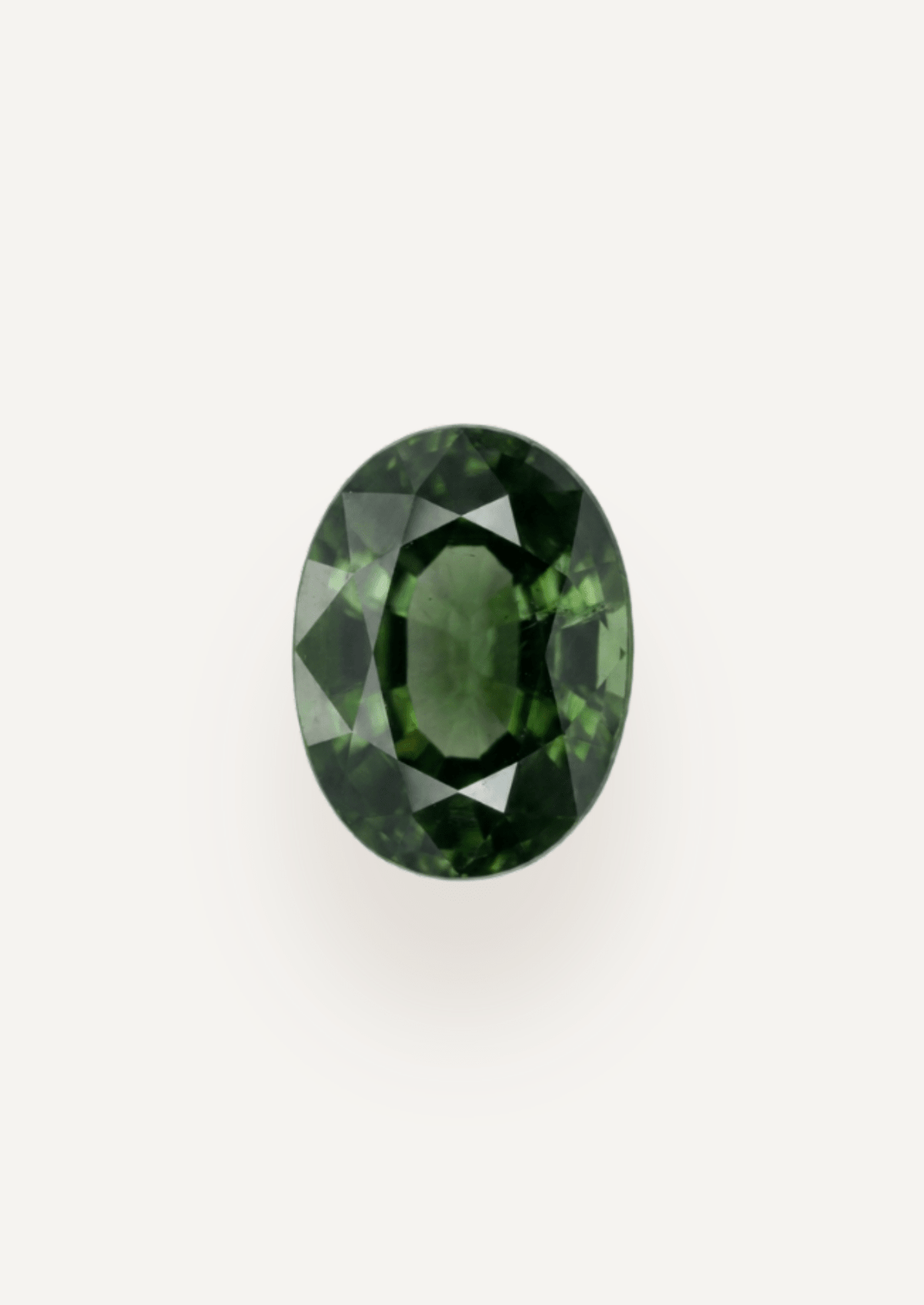 1.07ct Queensland Green Parti Oval Cut Sapphire - Molten Store