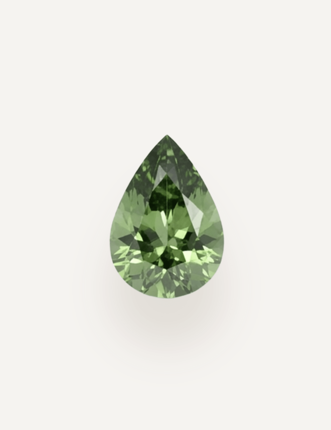 1.08 TCW Green Pear Cut Sapphire Pair - Molten Store