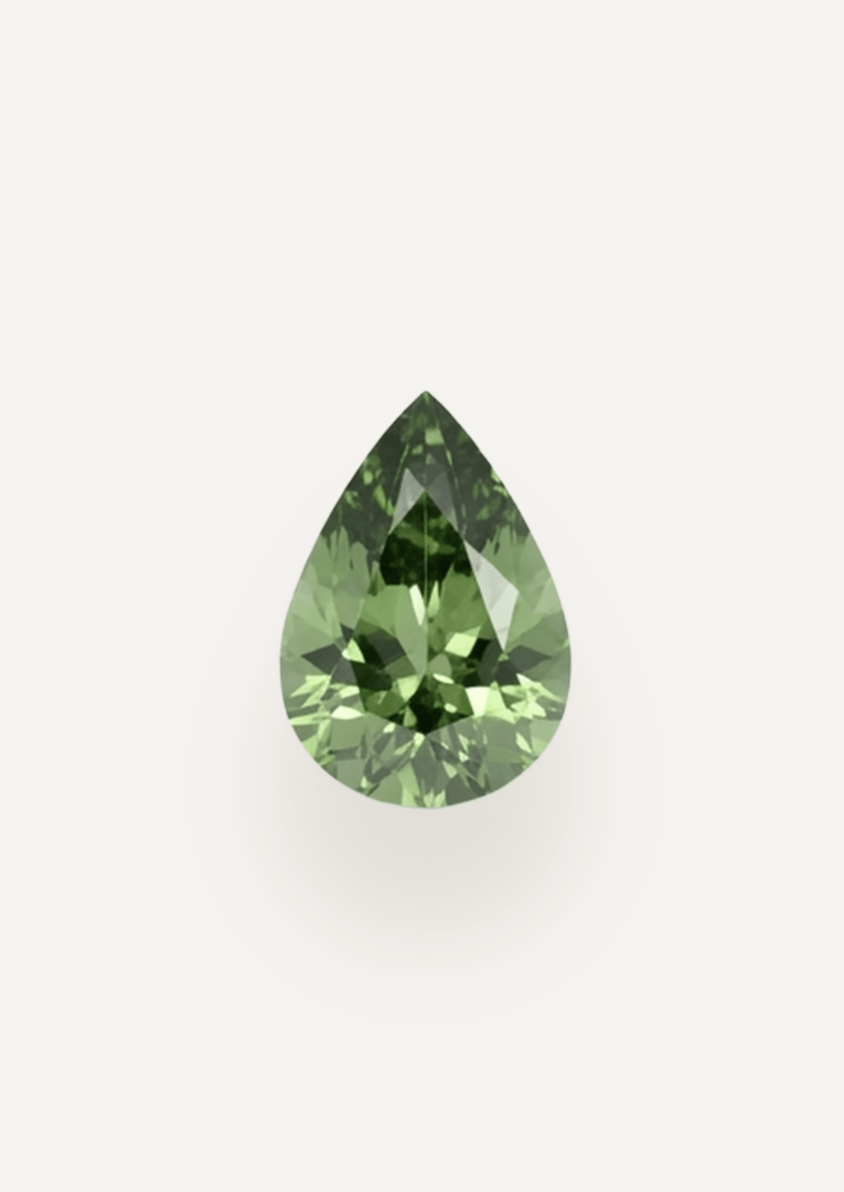 1.08 TCW Green Pear Cut Sapphire Pair - Molten Store