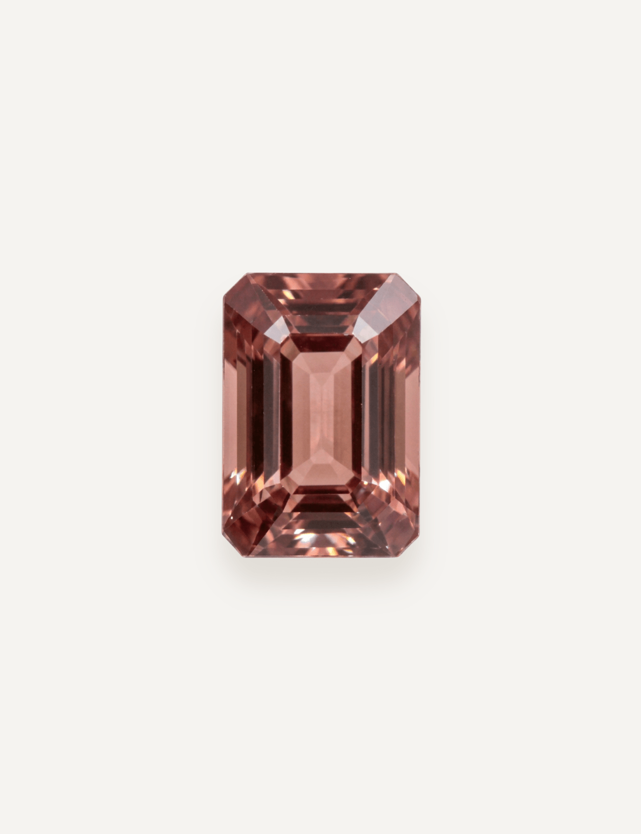 1.08ct Pink Emerald Cut Tourmaline - Molten Store