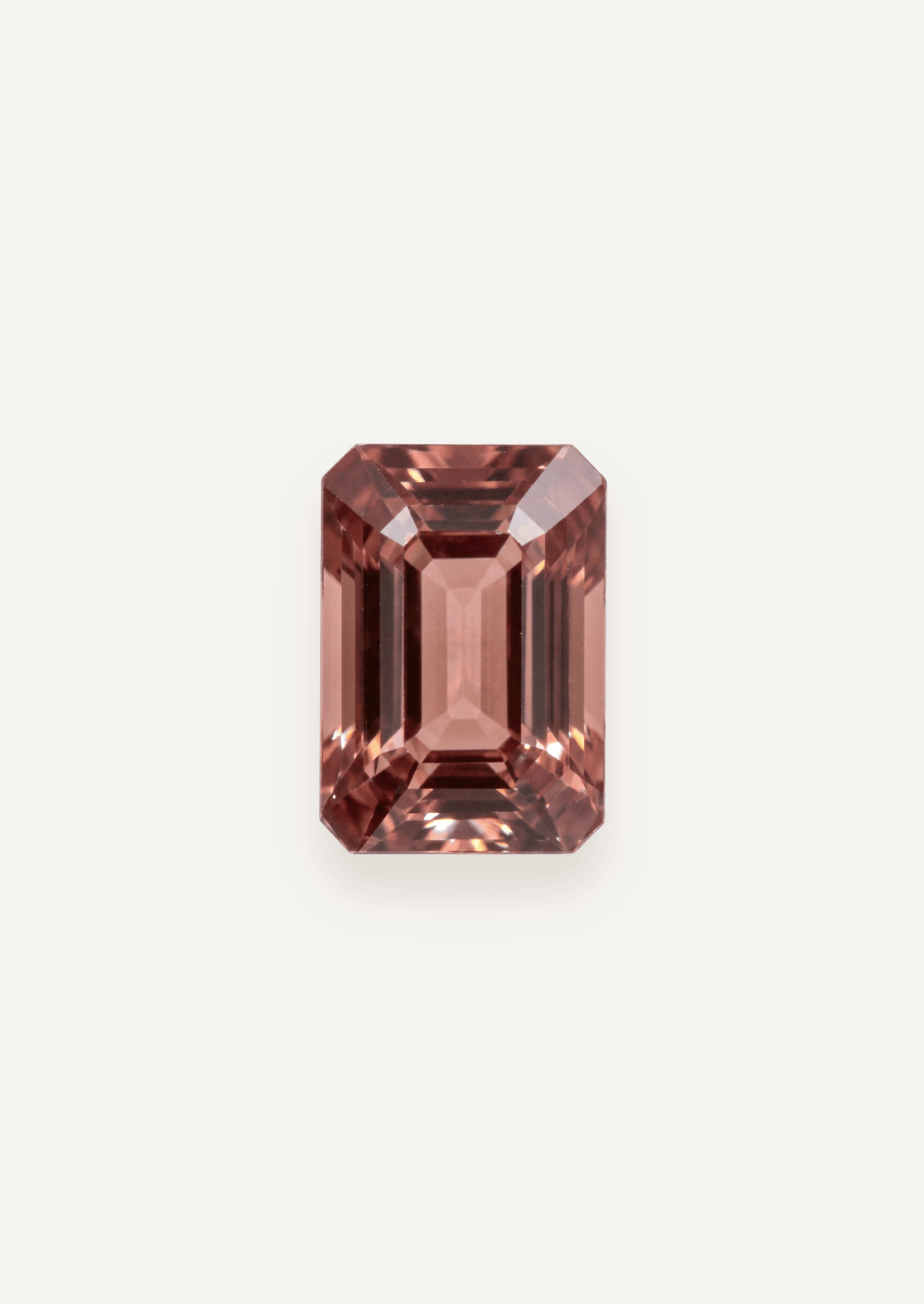 1.08ct Pink Emerald Cut Tourmaline - Molten Store