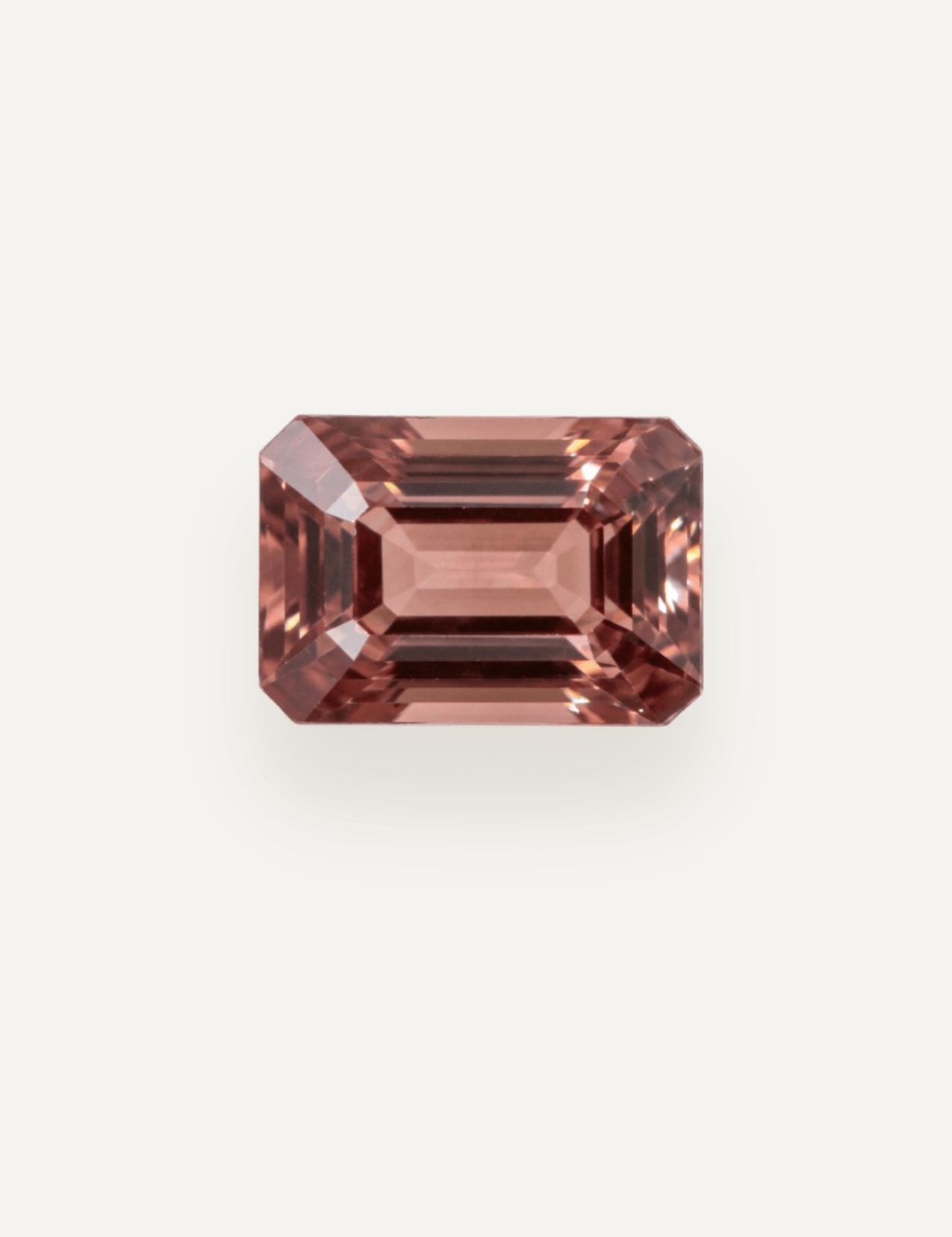 1.08ct Pink Emerald Cut Tourmaline - Molten Store