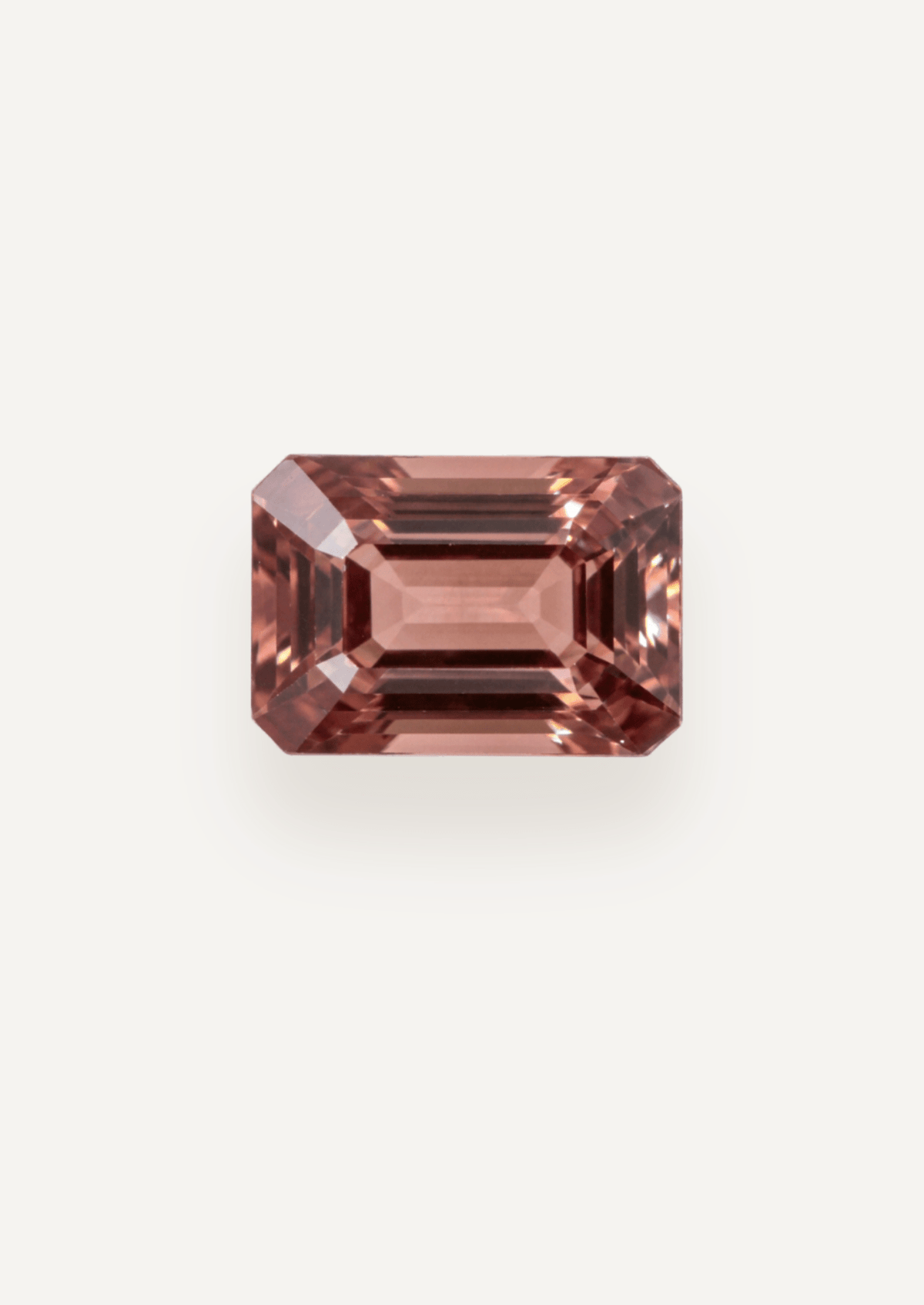 1.08ct Pink Emerald Cut Tourmaline - Molten Store