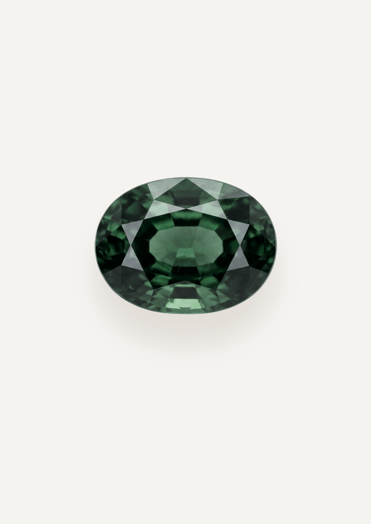 1.08ct Queensland Green Parti Oval Cut Sapphire - Molten Store