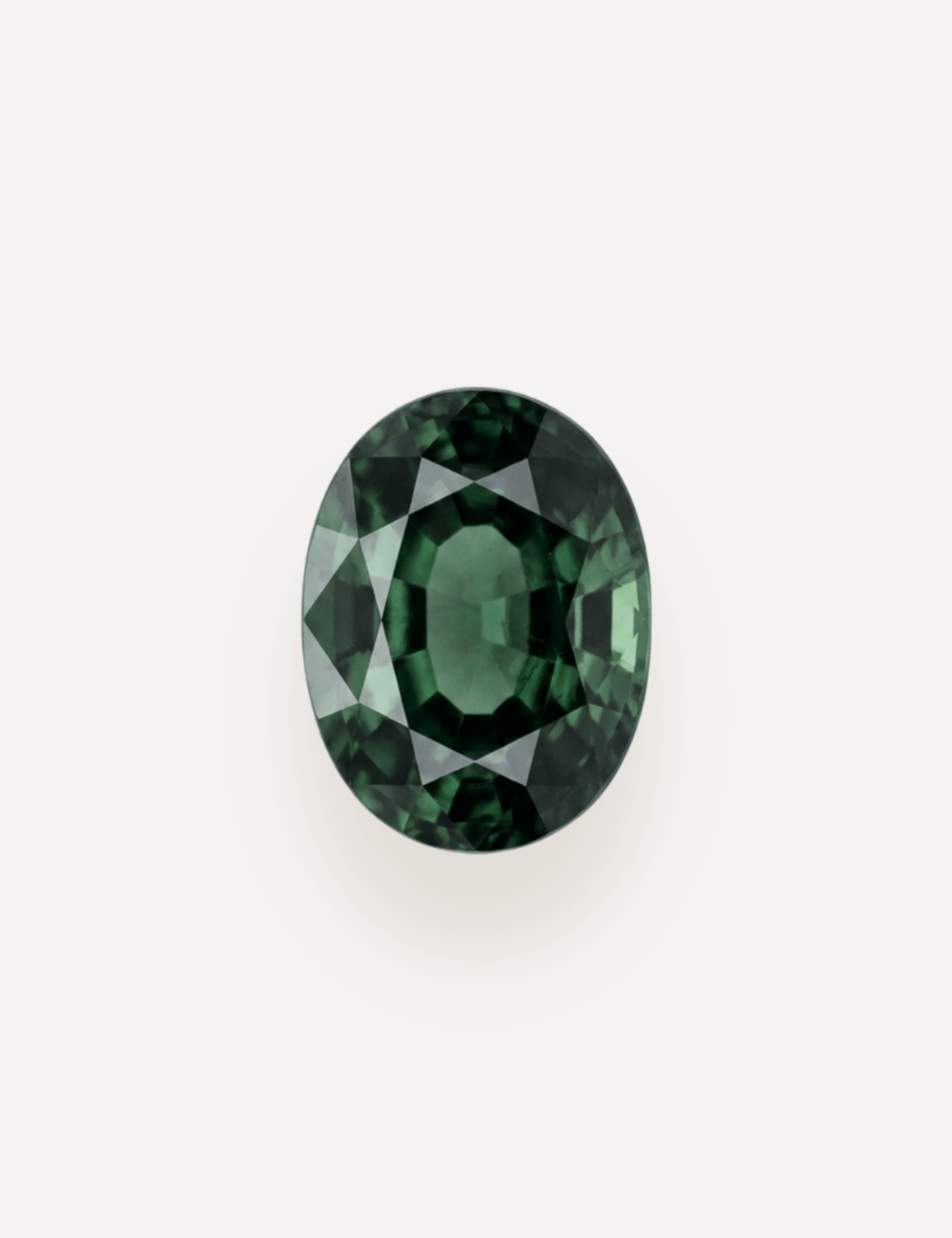 1.08ct Queensland Green Parti Oval Cut Sapphire - Molten Store