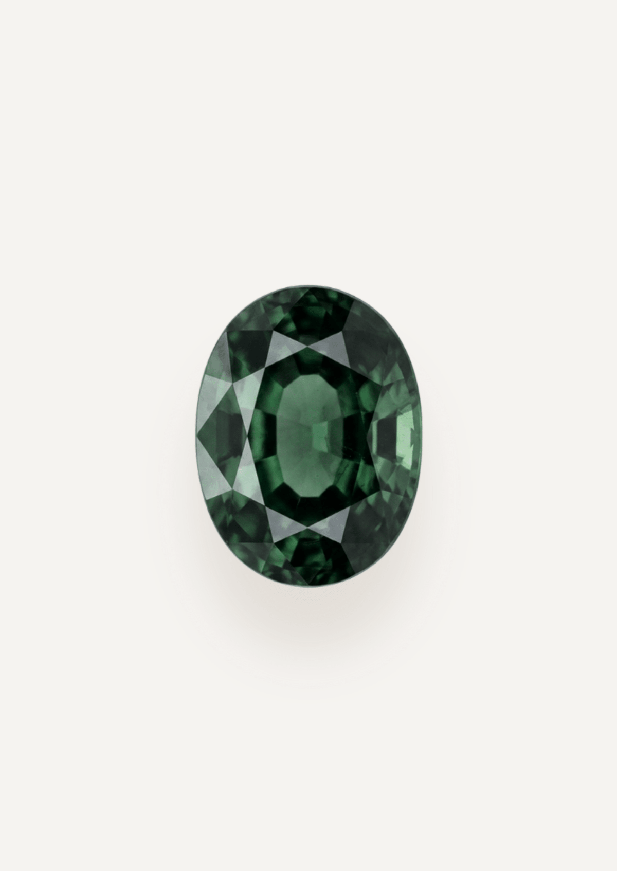 1.08ct Queensland Green Parti Oval Cut Sapphire - Molten Store