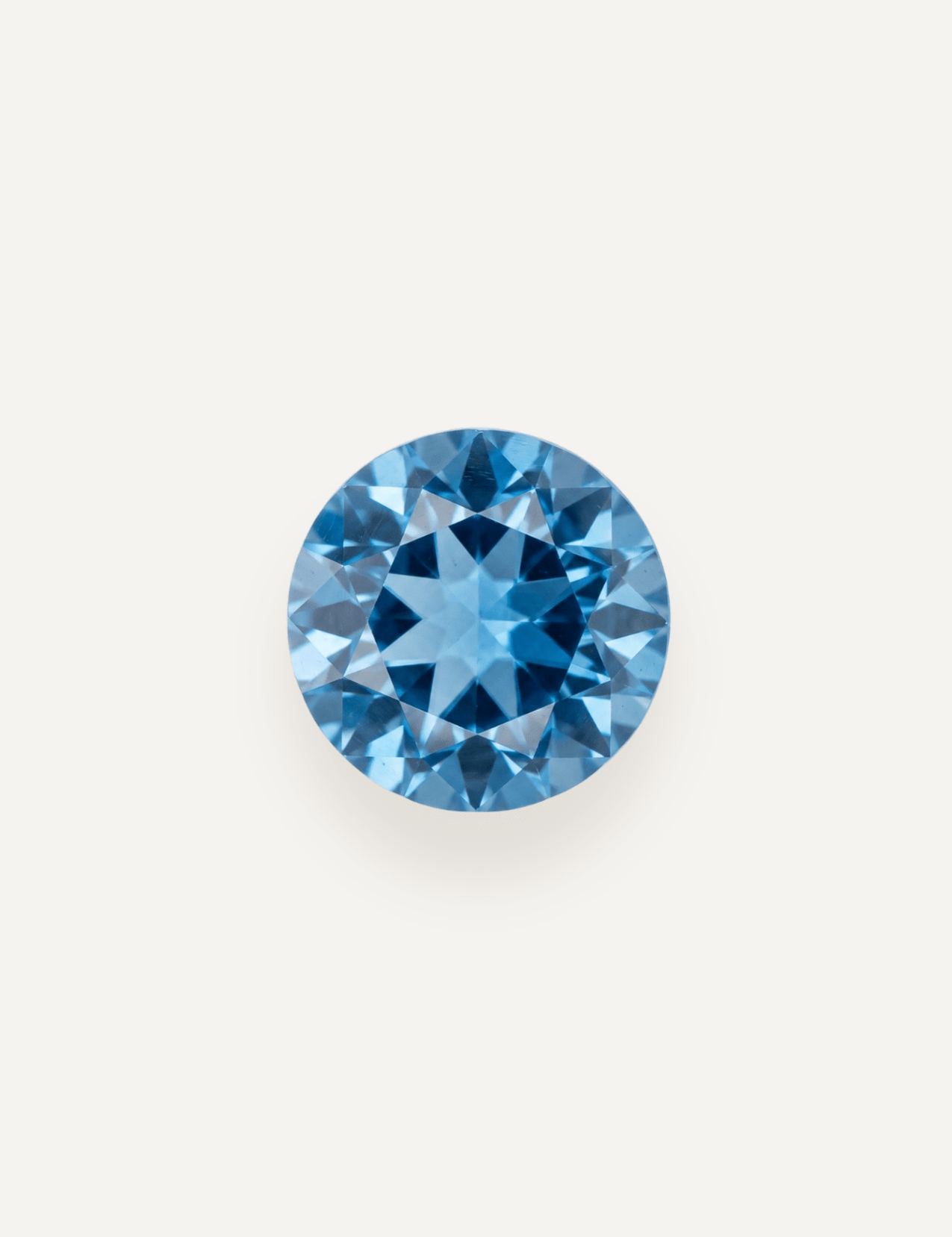 1.08ct Santa Maria Round Cut Aquamarine - Molten Store