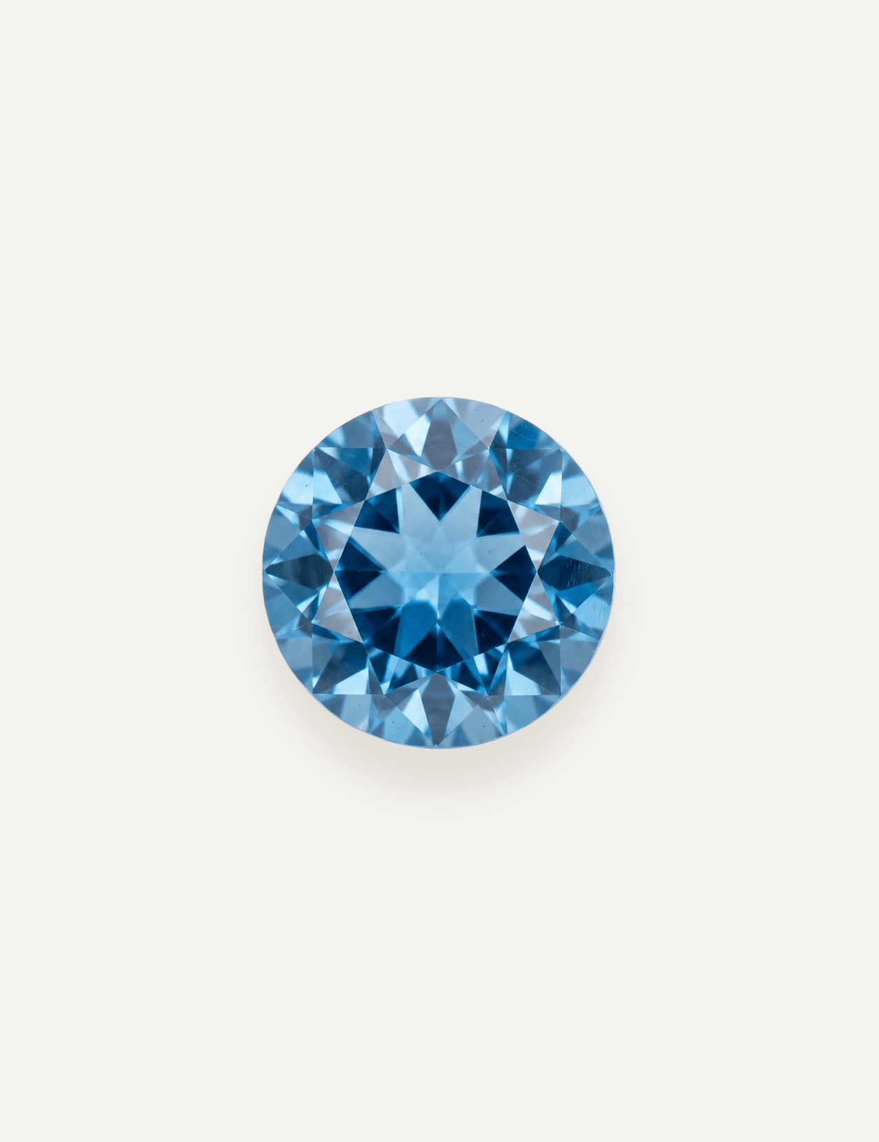 1.08ct Santa Maria Round Cut Aquamarine - Molten Store