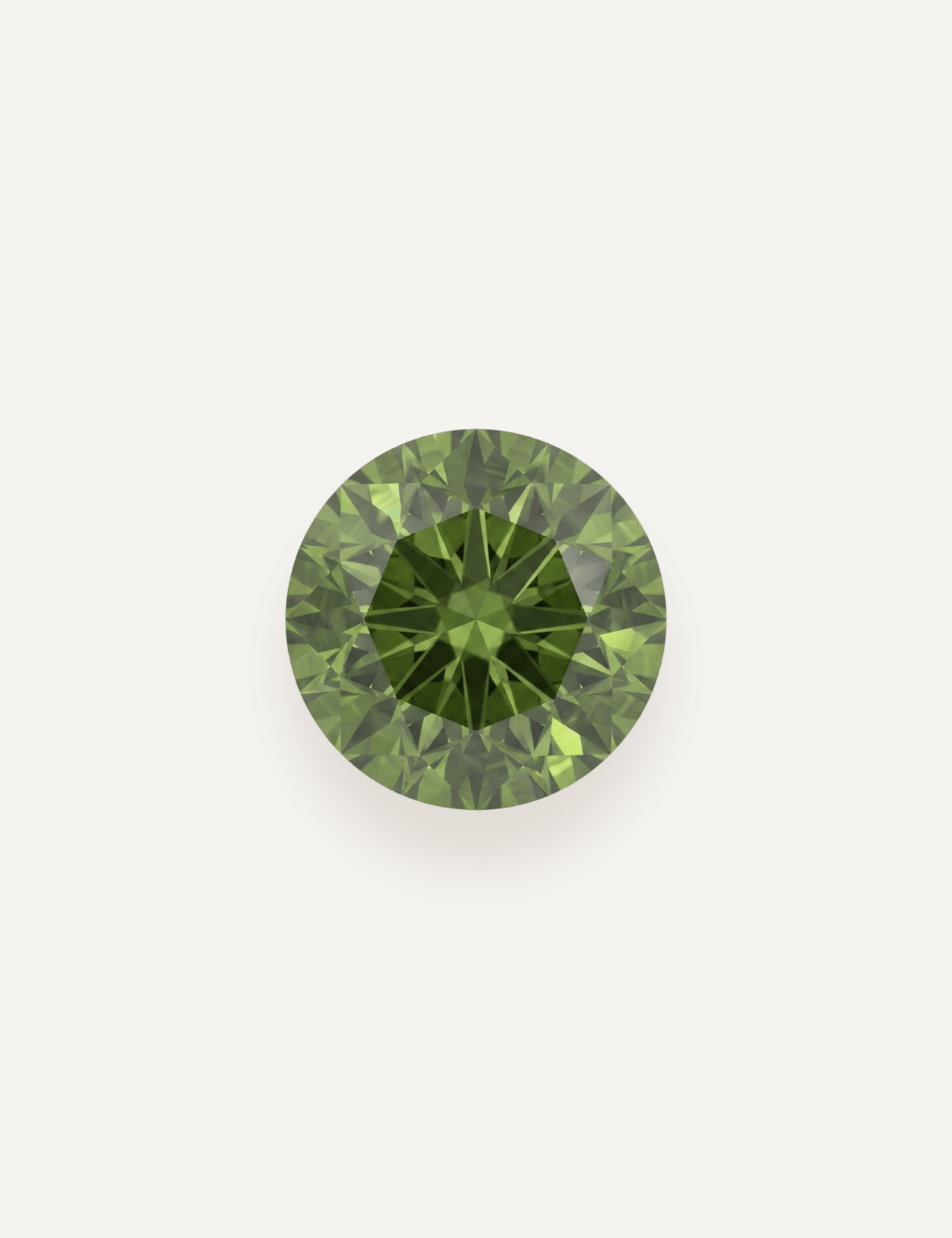 1.09ct Queensland Green Parti Round Cut Sapphire - Molten Store