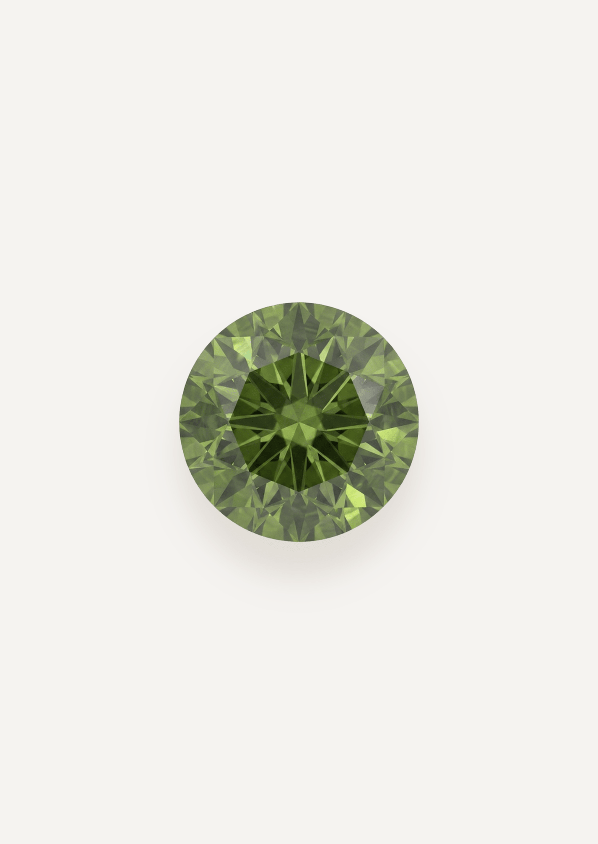 1.09ct Queensland Green Parti Round Cut Sapphire - Molten Store
