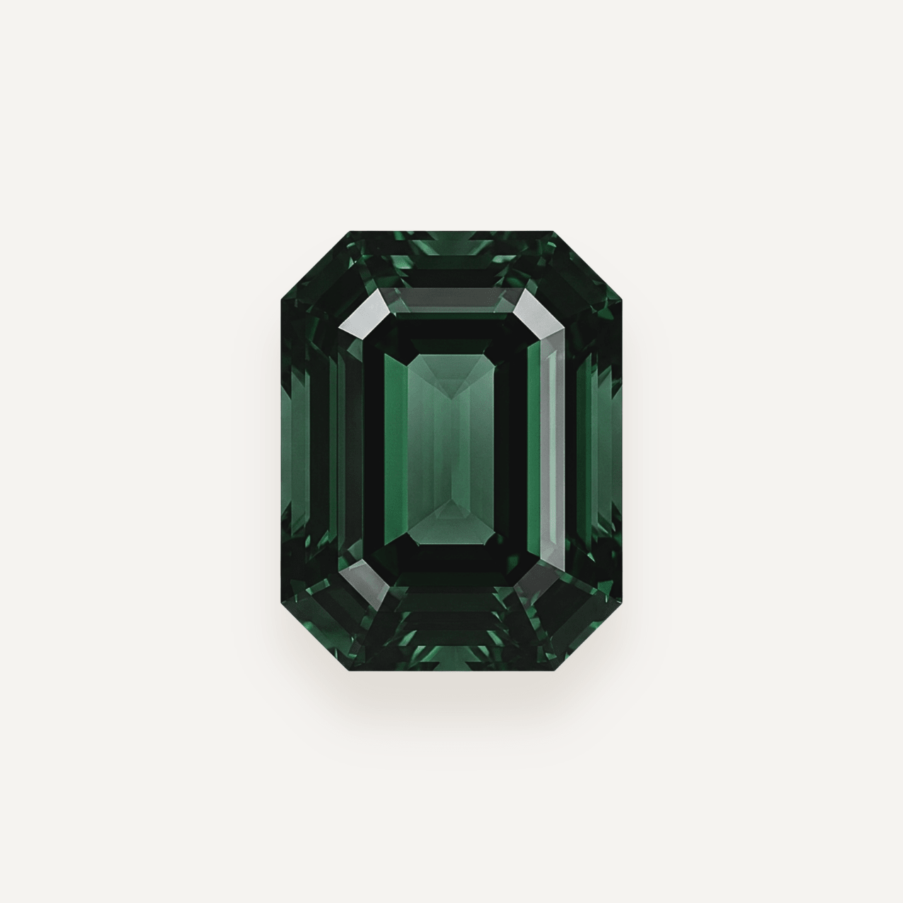 1.10ct Australian Blue Green Parti Emerald Cut Sapphire - Molten Store