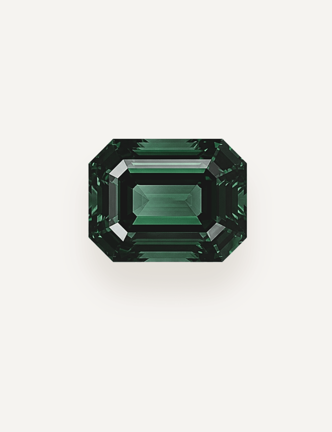 1.10ct Australian Blue Green Parti Emerald Cut Sapphire - Molten Store