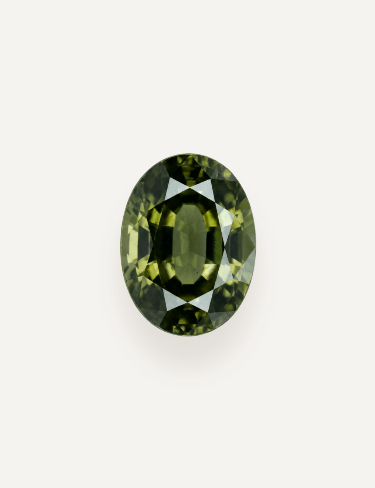 1.10ct Queensland Green Parti Oval Cut Sapphire - Molten Store