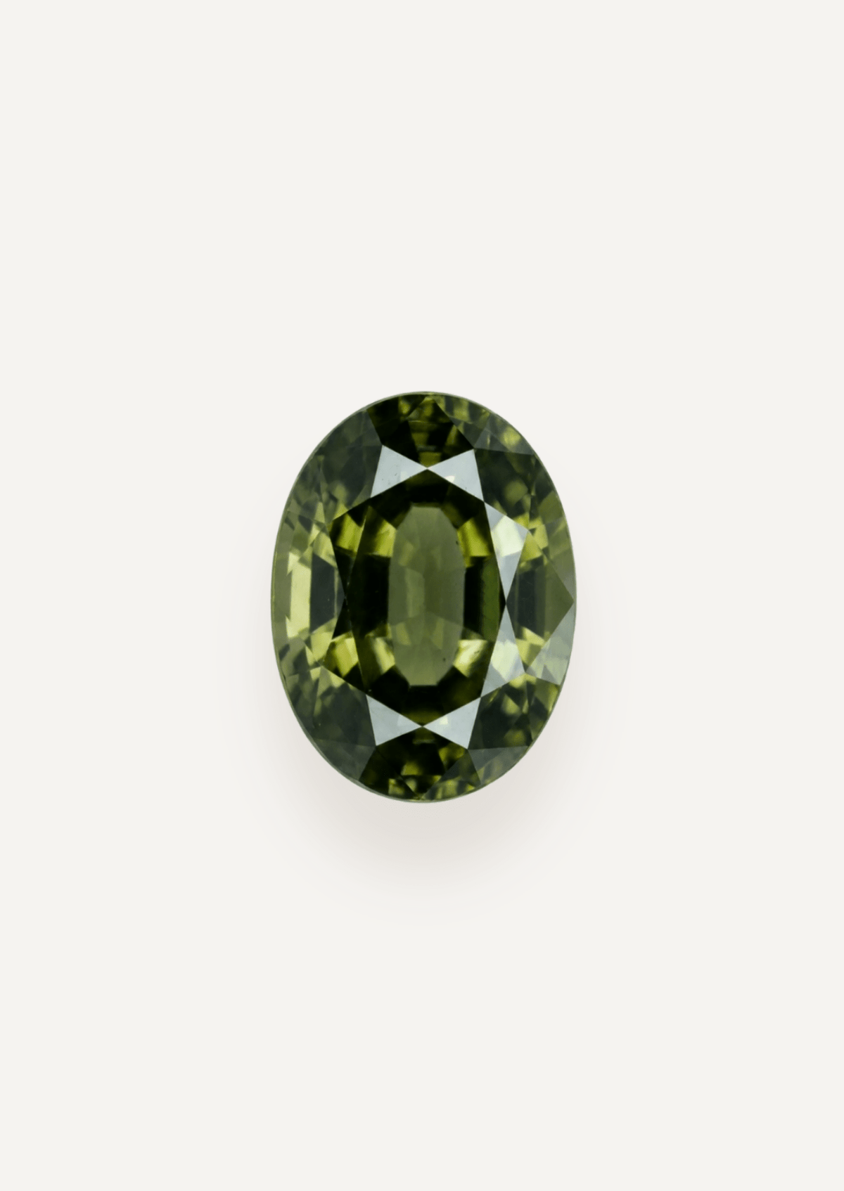 1.10ct Queensland Green Parti Oval Cut Sapphire - Molten Store