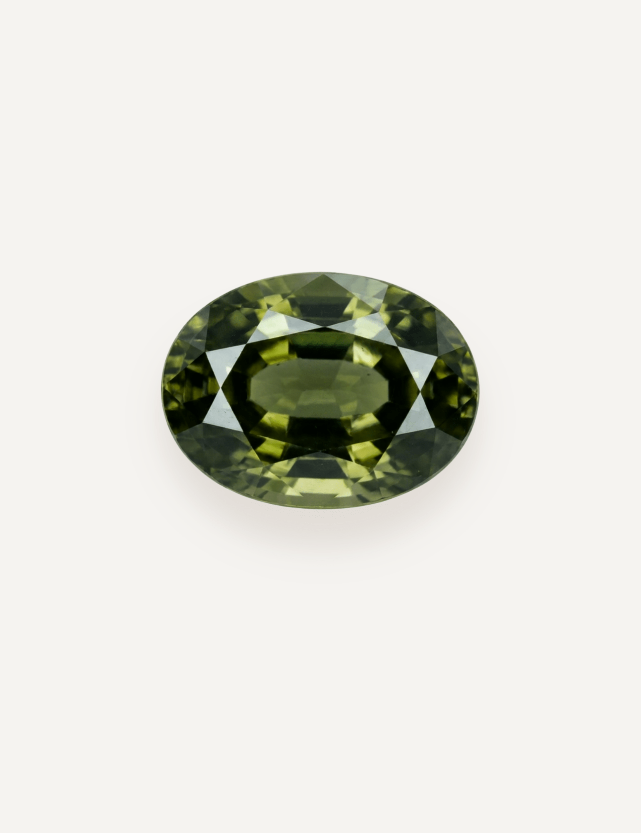 1.10ct Queensland Green Parti Oval Cut Sapphire - Molten Store