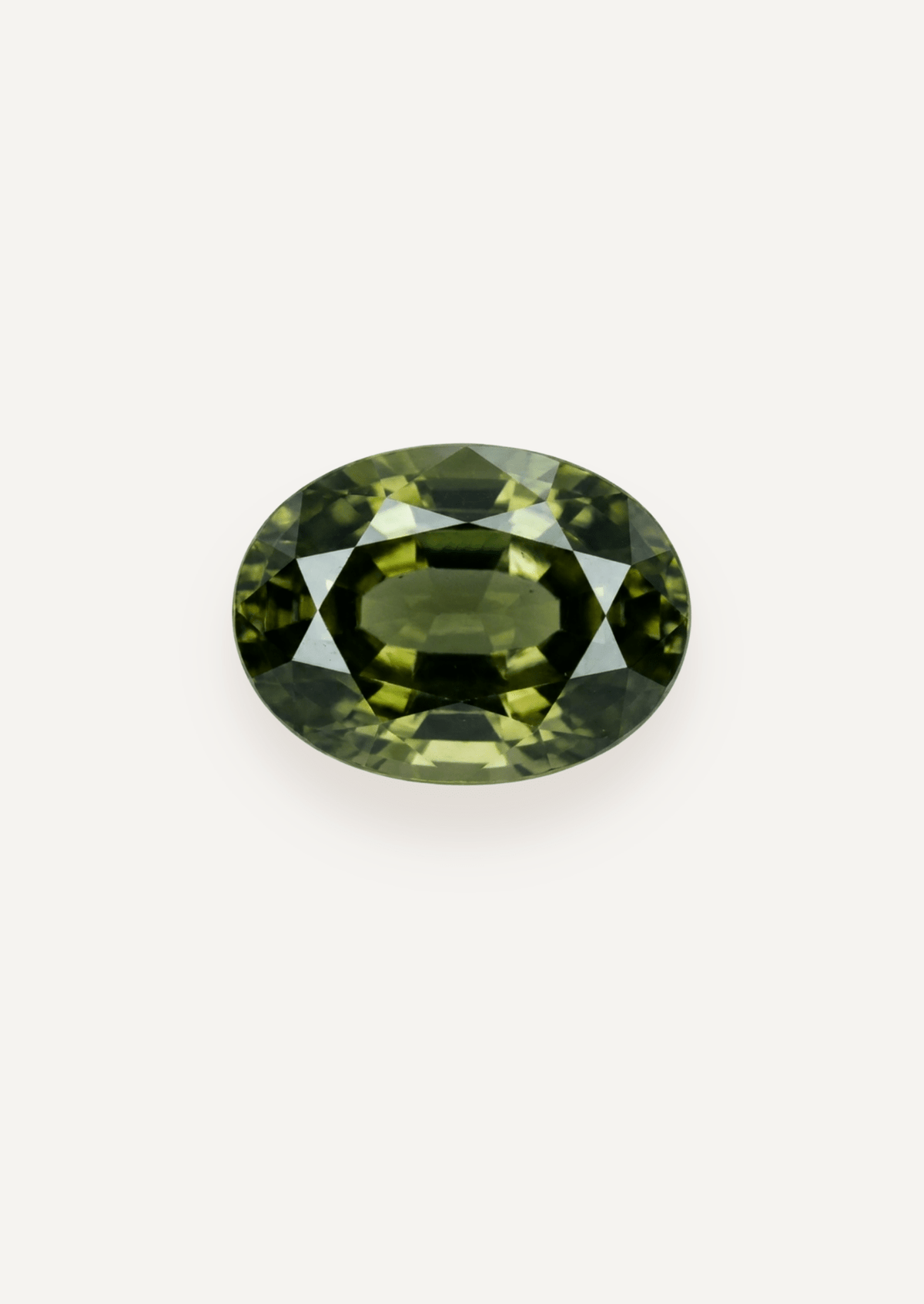 1.10ct Queensland Green Parti Oval Cut Sapphire - Molten Store