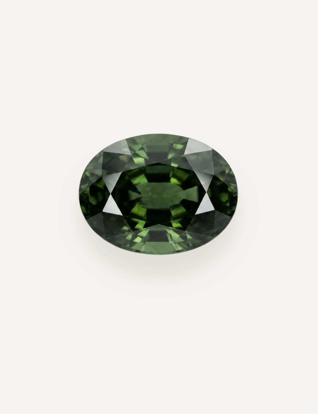 1.10ct Queensland Green Parti Oval Cut Sapphire - Molten Store
