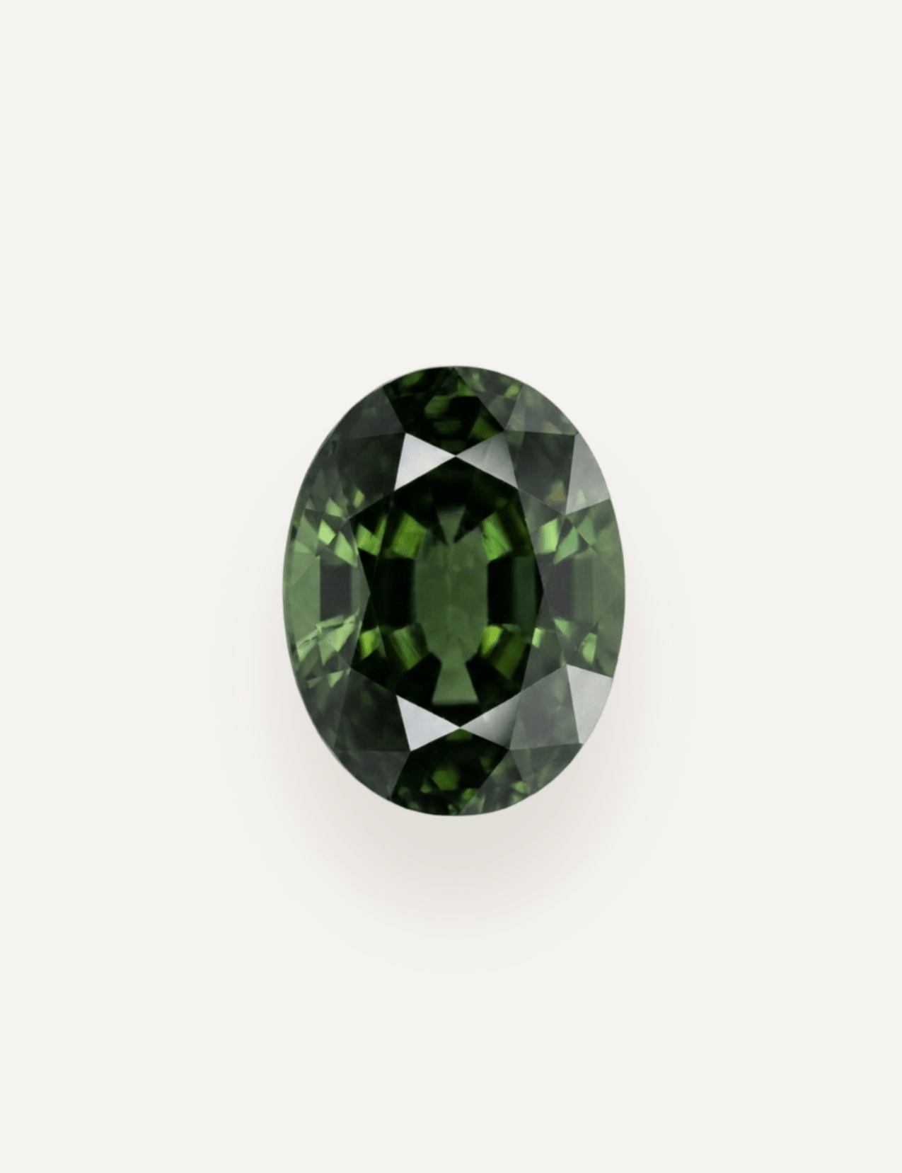 1.10ct Queensland Green Parti Oval Cut Sapphire - Molten Store