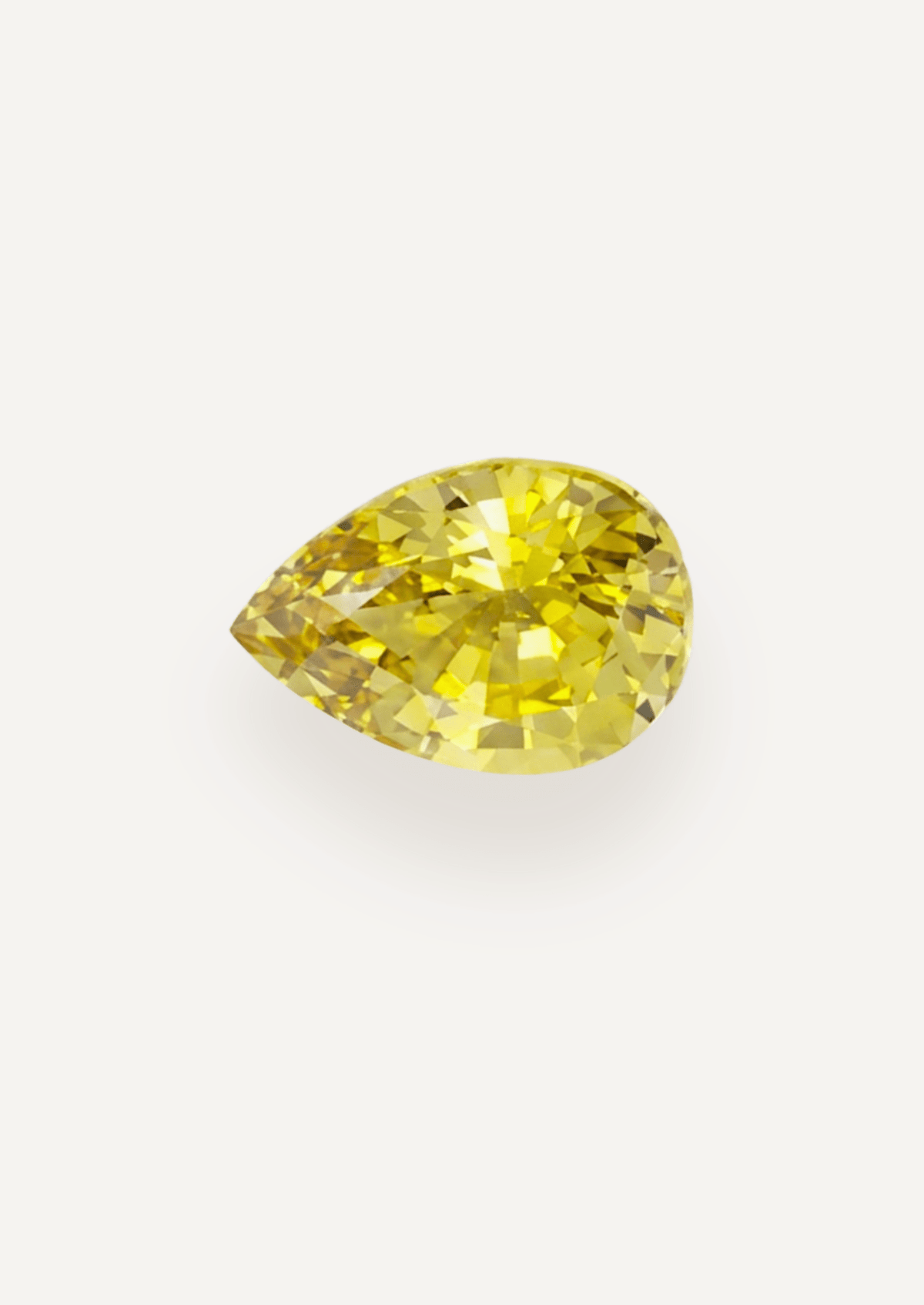 1.10ct Yellow Pear Cut Sapphire - Molten Store