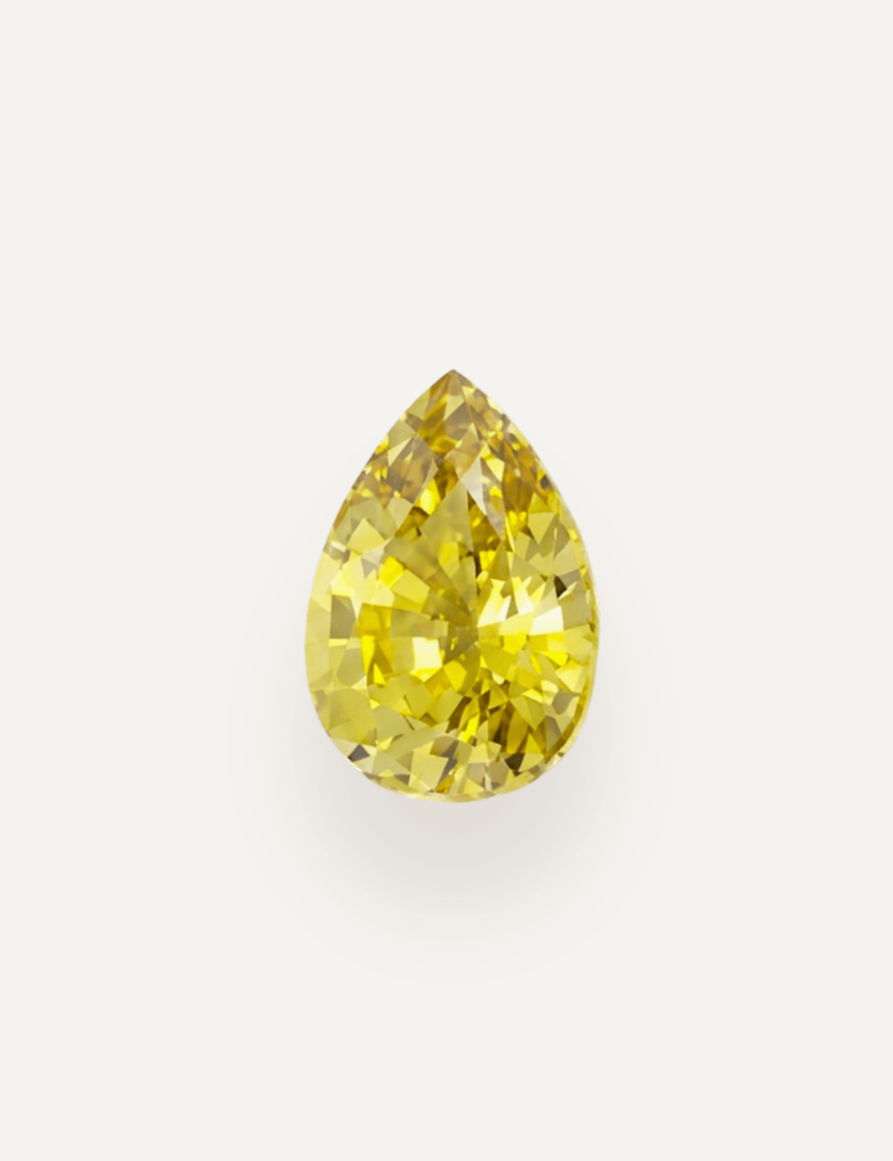 1.10ct Yellow Pear Cut Sapphire - Molten Store