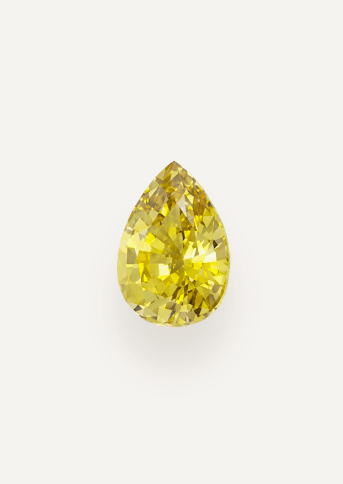 1.10ct Yellow Pear Cut Sapphire - Molten Store