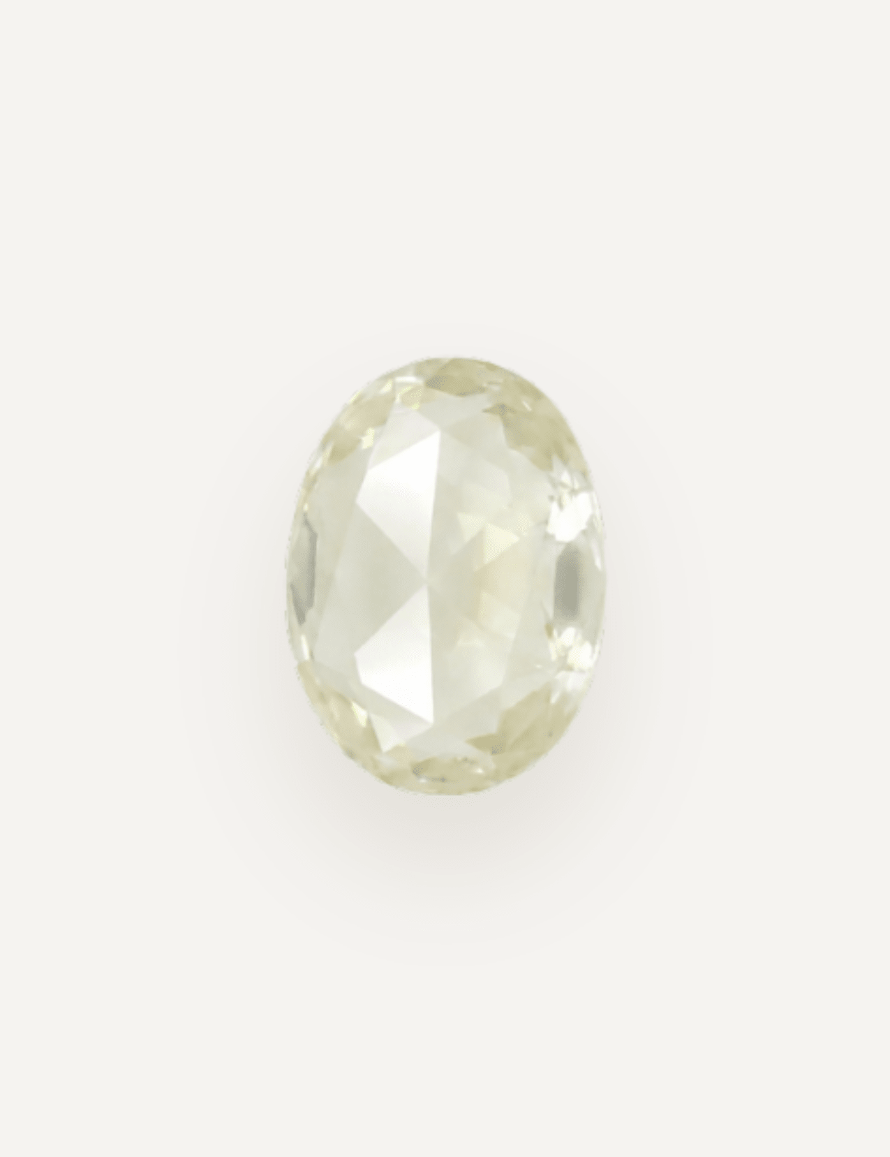 1.11ct White Rose Cut Sapphire - Molten Store
