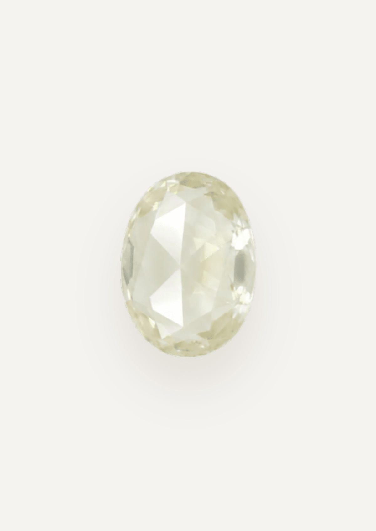 1.11ct White Rose Cut Sapphire - Molten Store