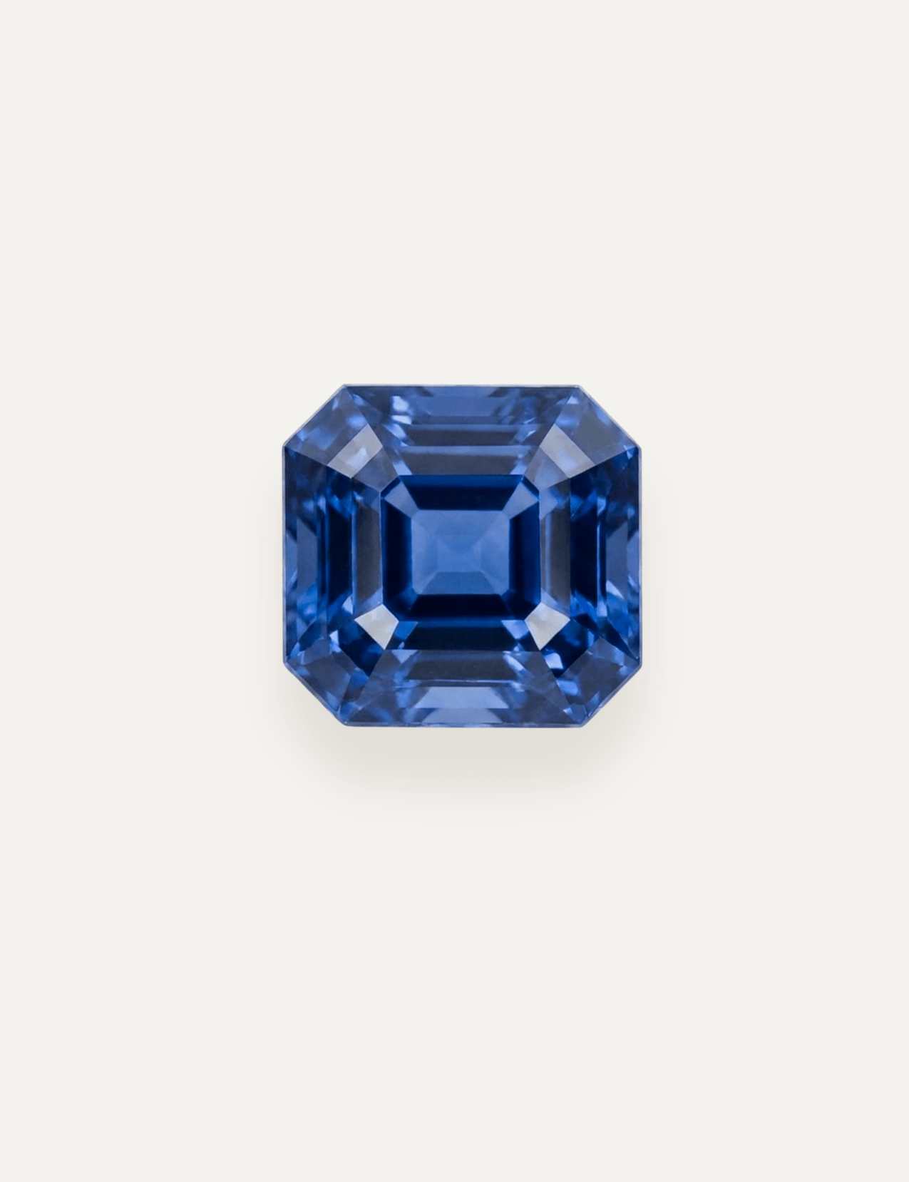 1.12ct Ceylon Blue Asscher Cut Sapphire - Molten Store