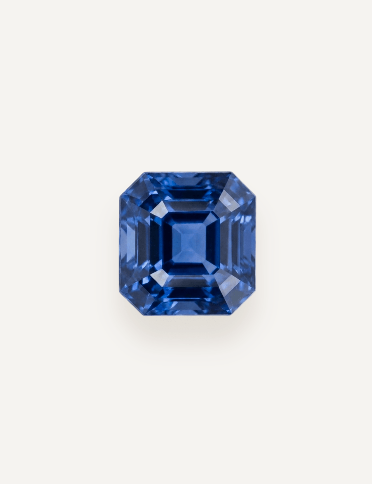 1.12ct Ceylon Blue Asscher Cut Sapphire - Molten Store