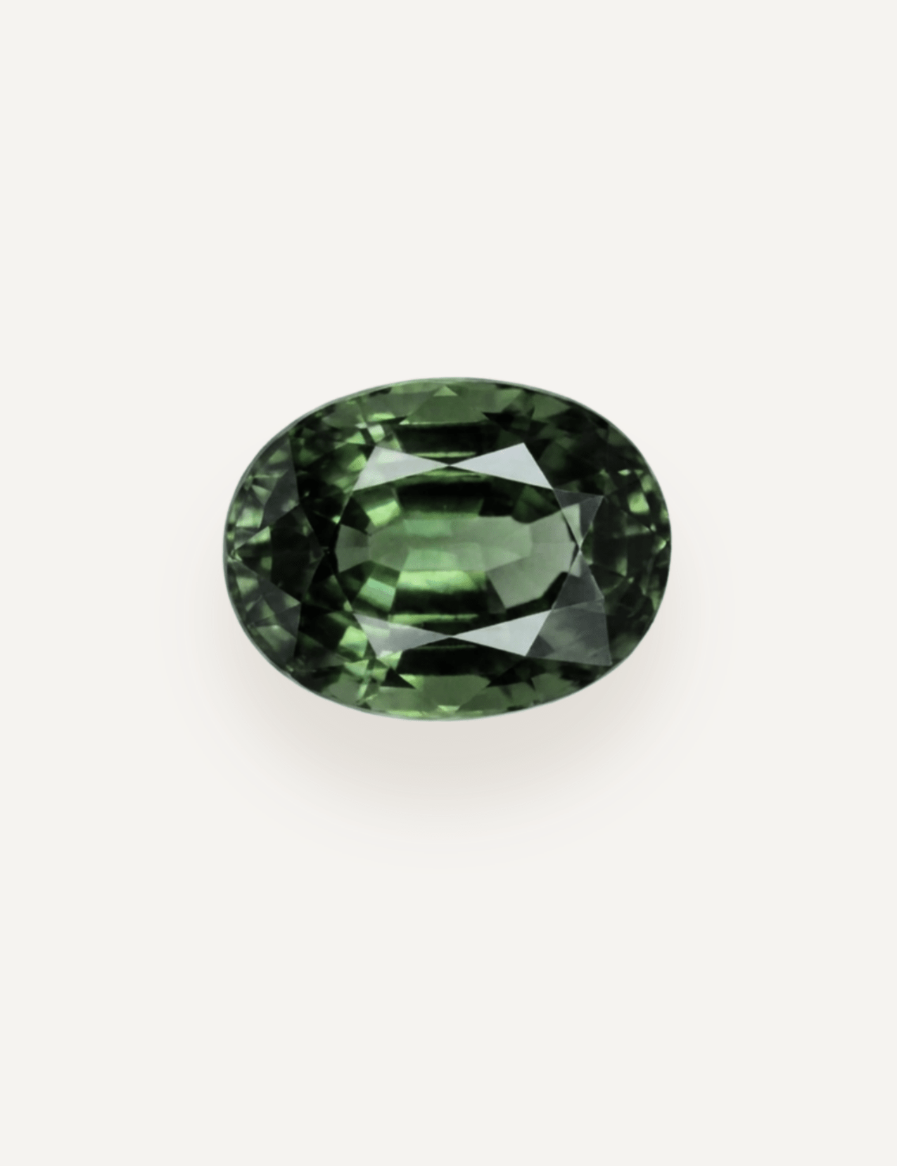 1.12ct Queensland Green Parti Oval Cut Sapphire - Molten Store