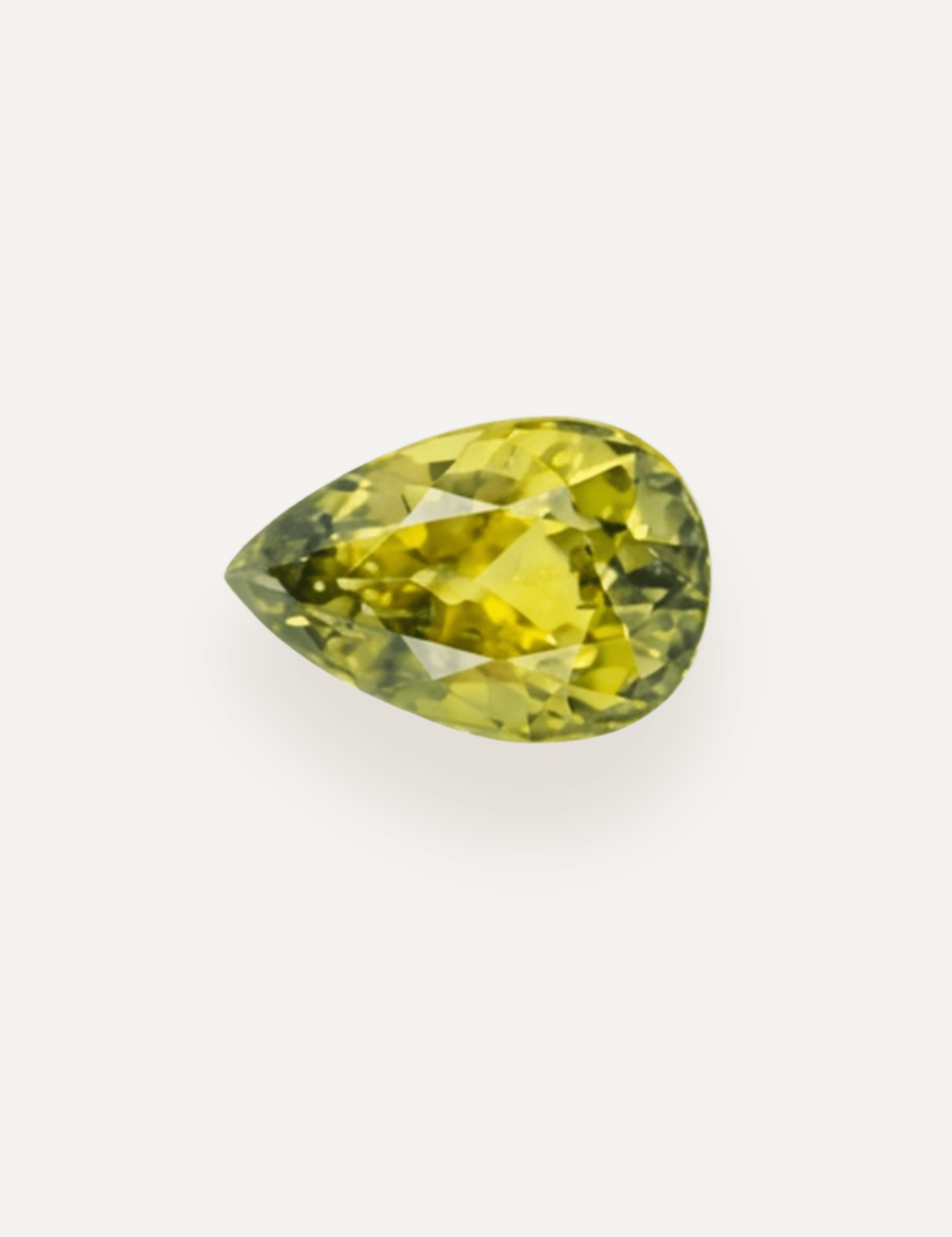 1.12ct Queensland Green Parti Pear Cut Sapphire - Molten Store