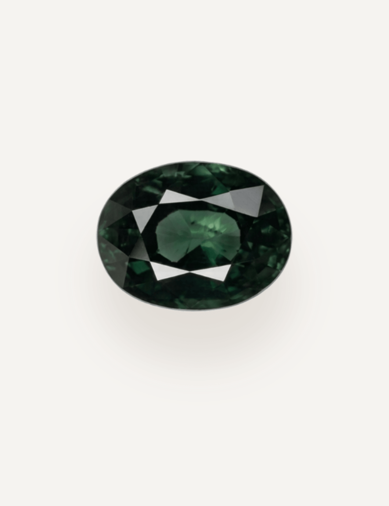 1.13ct Queensland Green Parti Oval Cut Sapphire - Molten Store