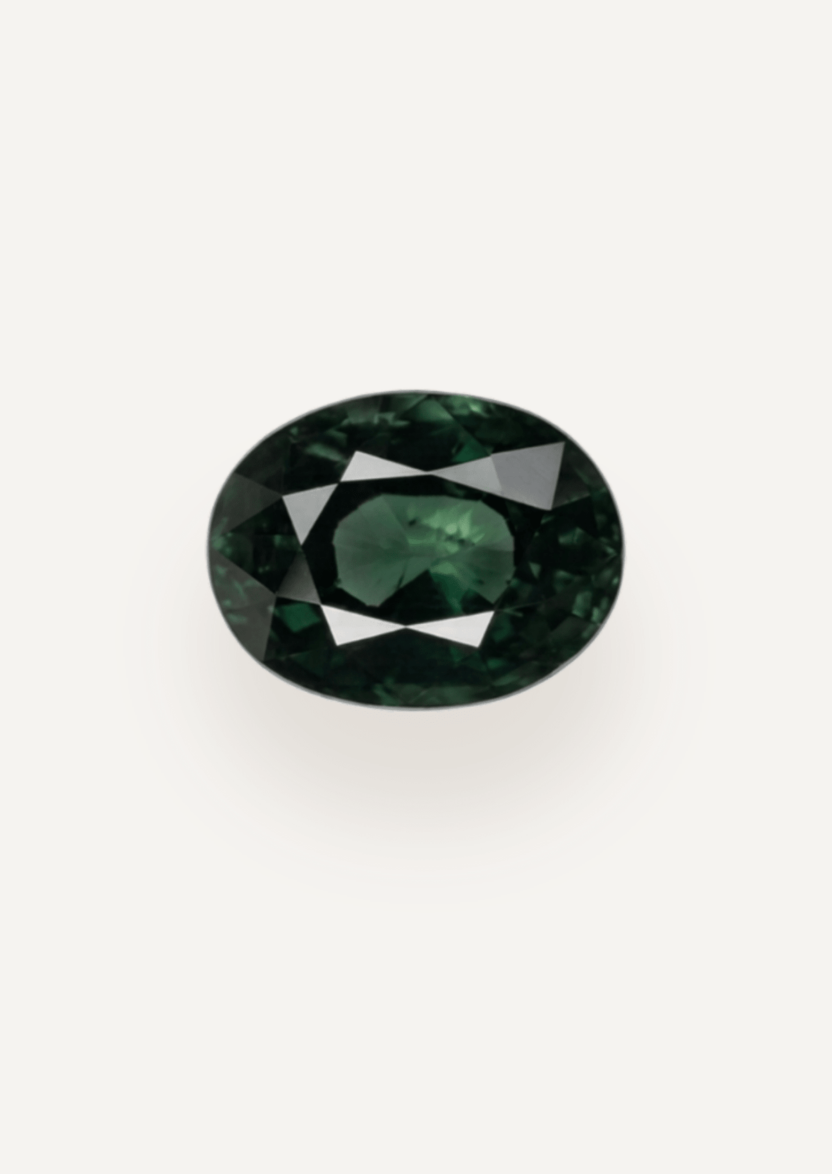 1.13ct Queensland Green Parti Oval Cut Sapphire - Molten Store