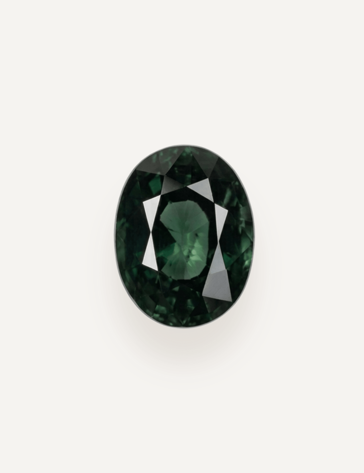 1.13ct Queensland Green Parti Oval Cut Sapphire - Molten Store